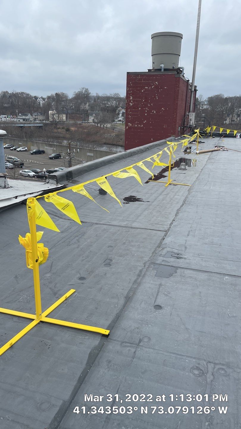 Commercial Roofing Installation using EPDM  by A Plus Exterior