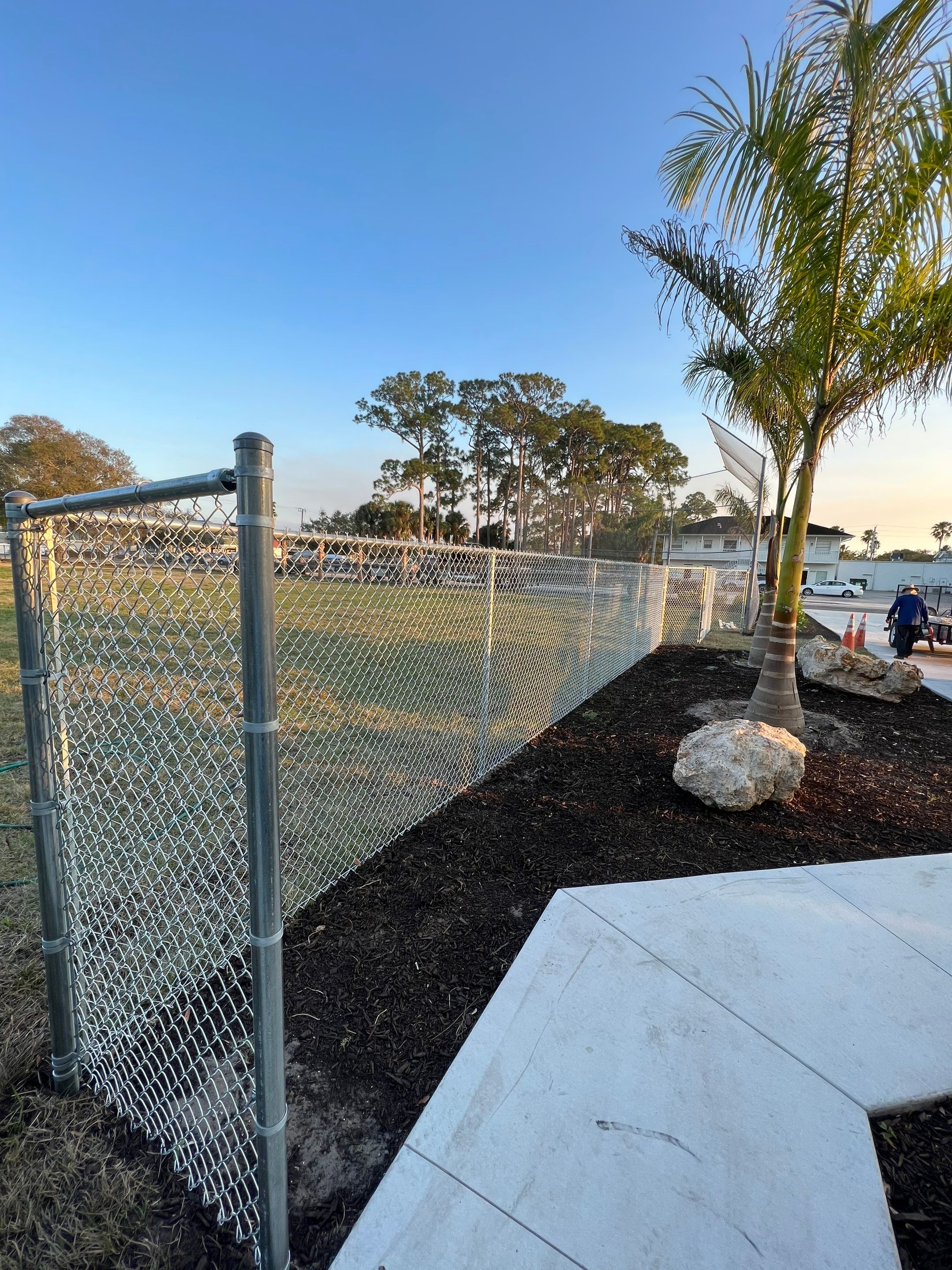 Sarasota, FL 6ft. Tall Commercial Chain-link Fence  by Asap fence and gates, LLC