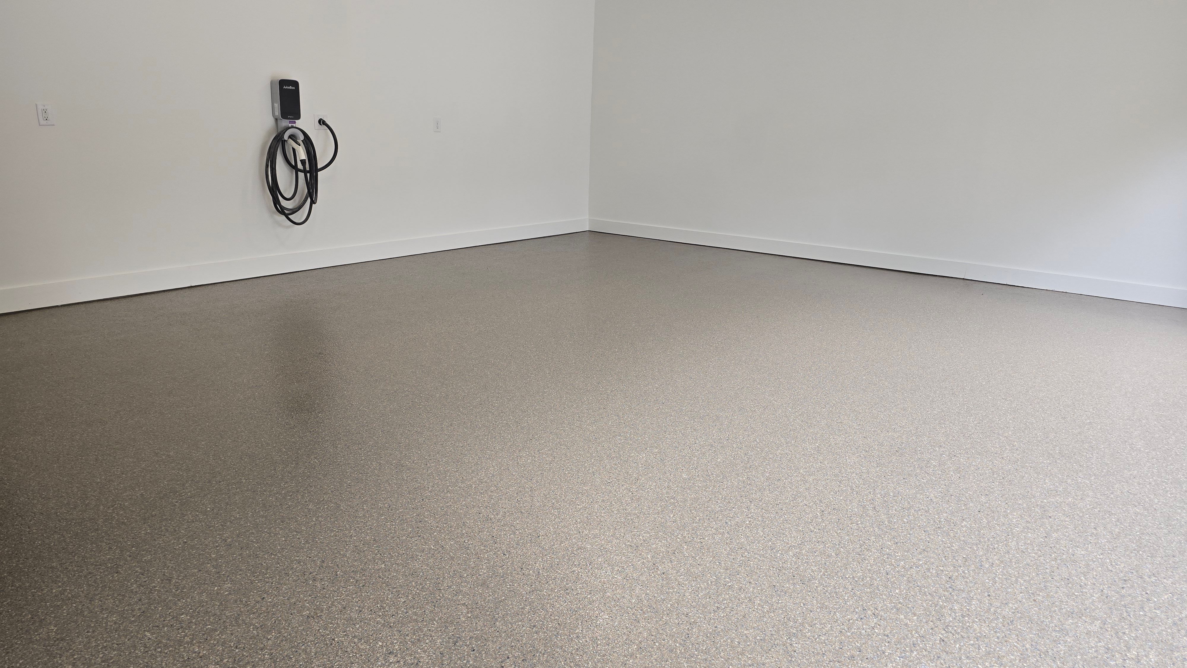 Two Garages Completed Using Obsidian by Elite Floor Solutions