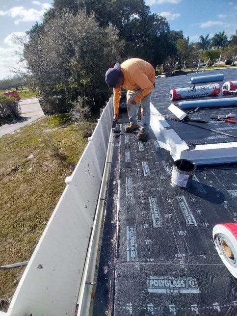 Residential Re-Roof using Polyglass Self-Adhered Flat Deck by First Due Roofing