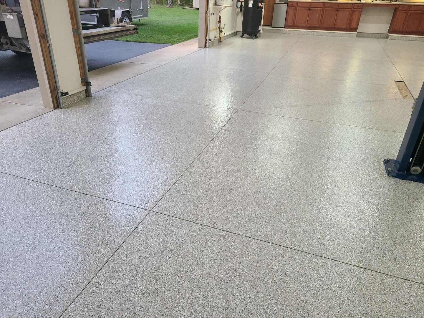 Large Garage in Mt. Everest - Vienna, OH by Alexander Concrete Coatings