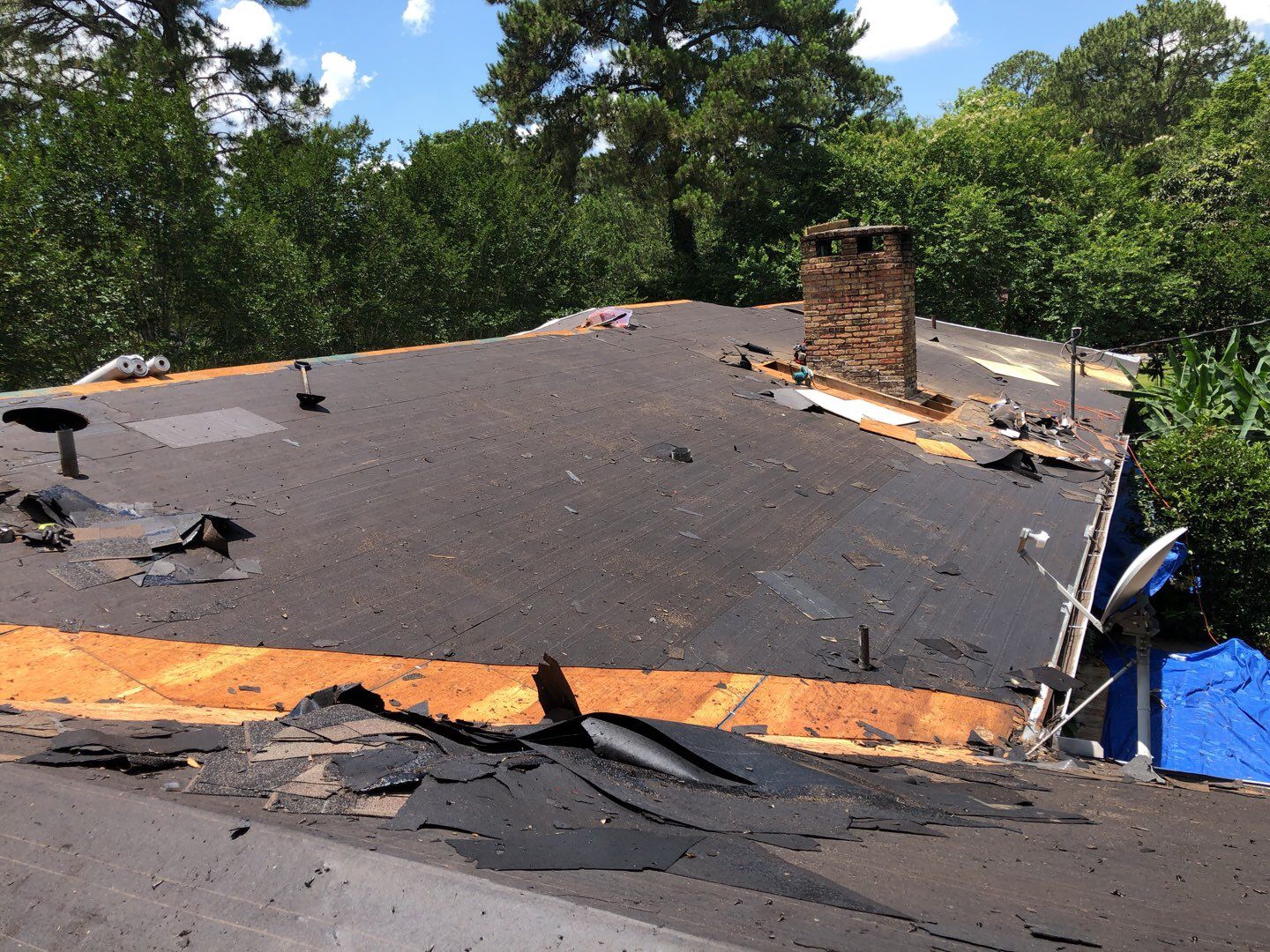 Residential Roofing Installation using Roof Replacement by American Roofing & Construction LLC