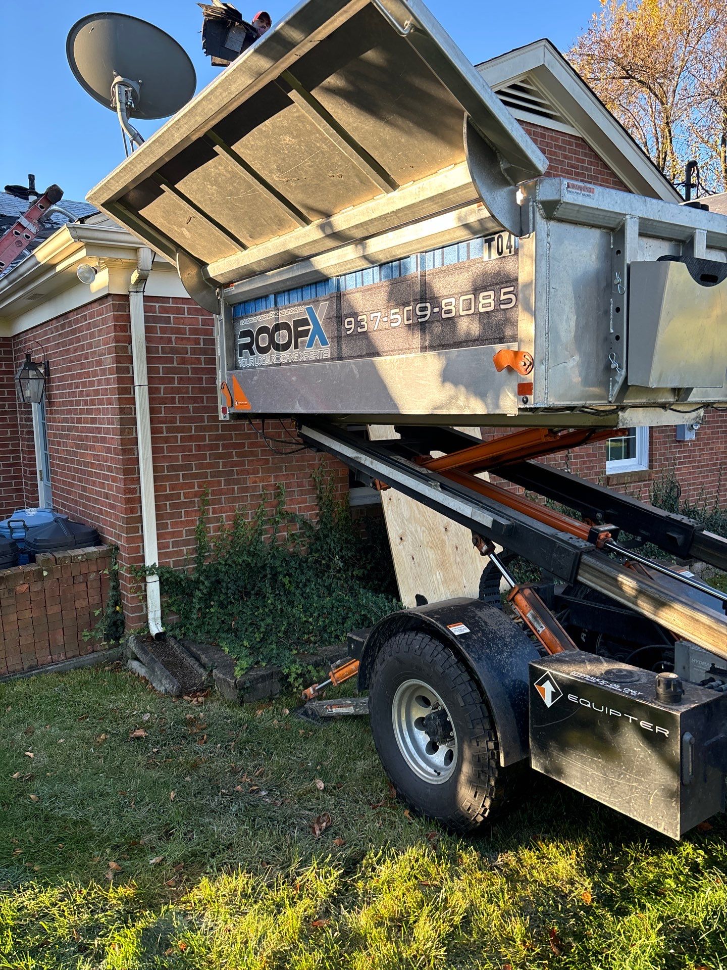Residential Roofing Installation using Timberline UHDZ Shingles - Pewter Gray by RoofX 