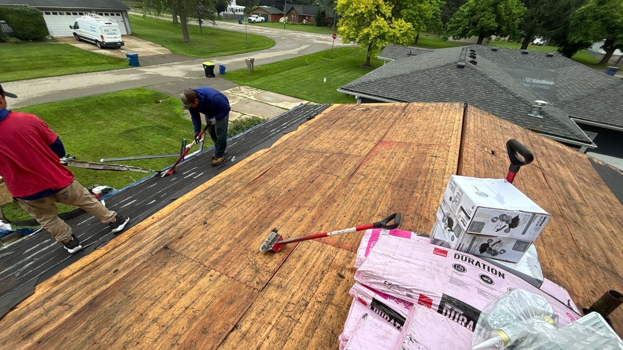 Roof Replacement using Owens Corning Slatestone Gray by 180 Contractors