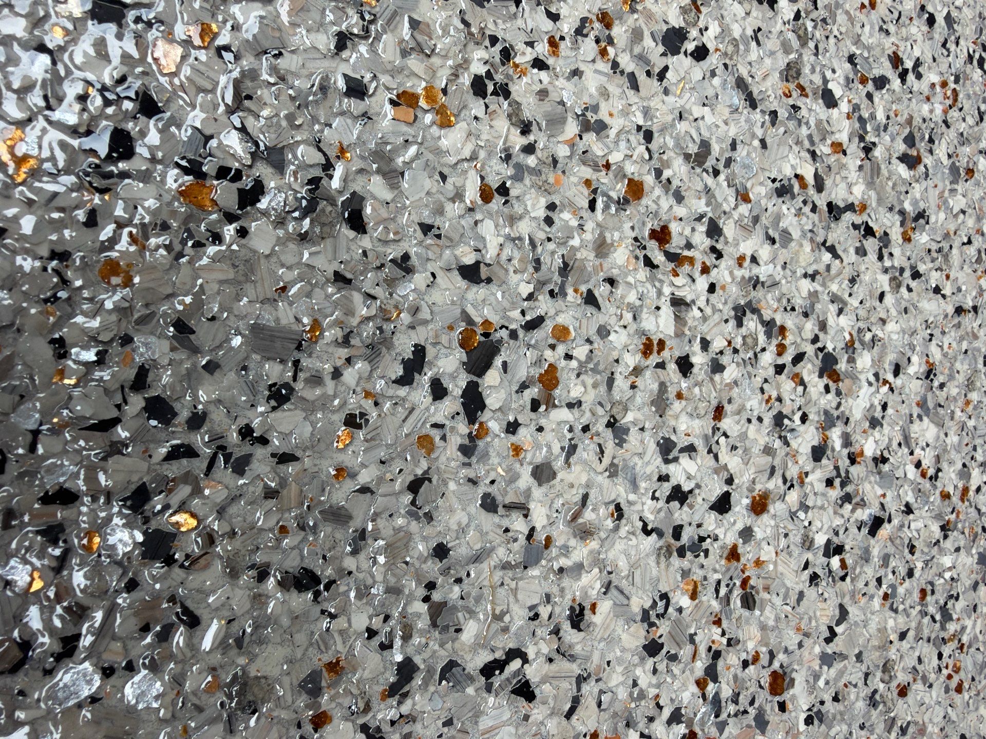 Vintage Goldmine Garage Coating by NG Masonry & Construction LLC