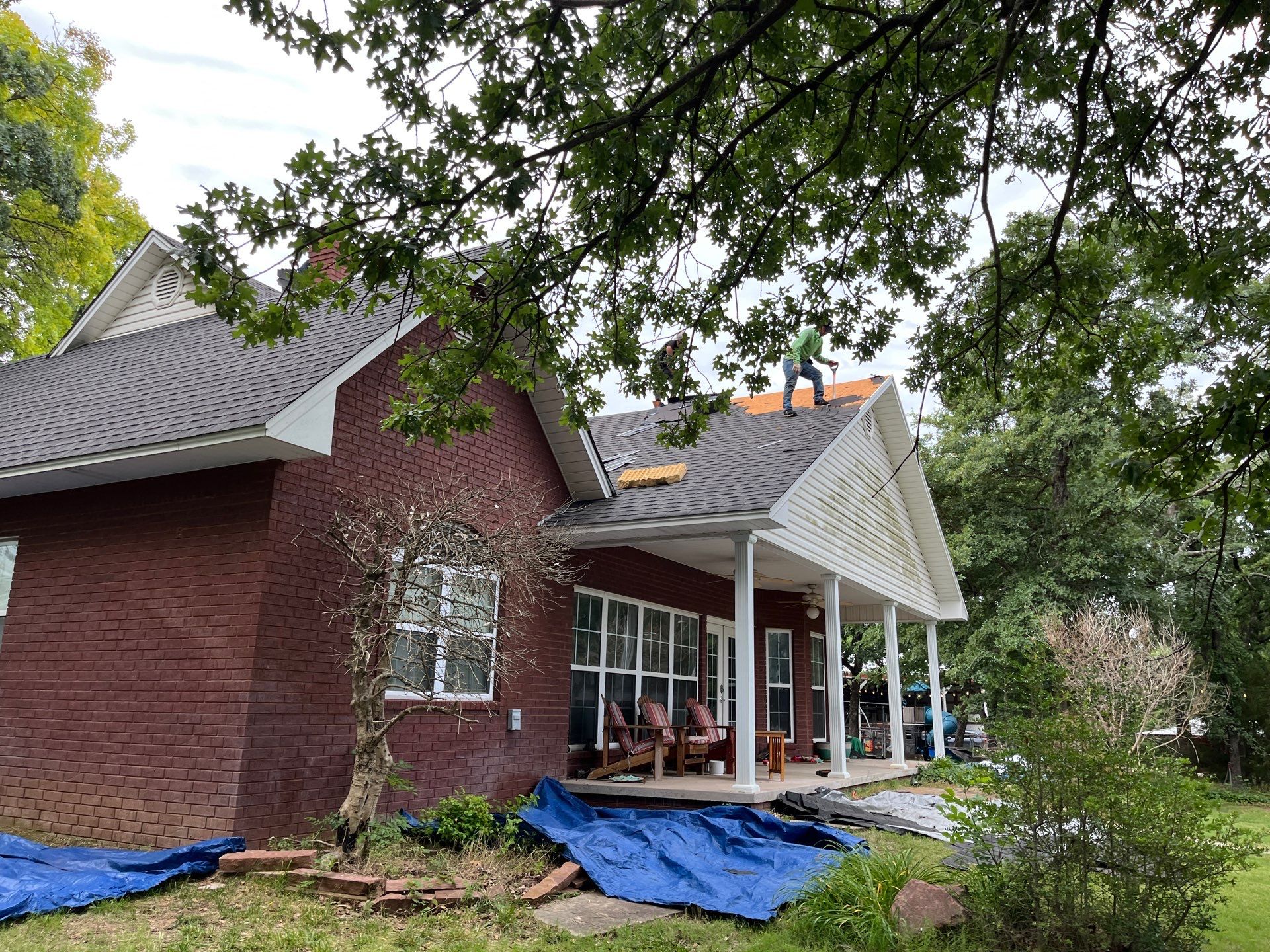 GAF Timberline Roof Replacement in Wynnewood, Oklahoma by BANA Roofing and Solar Supply