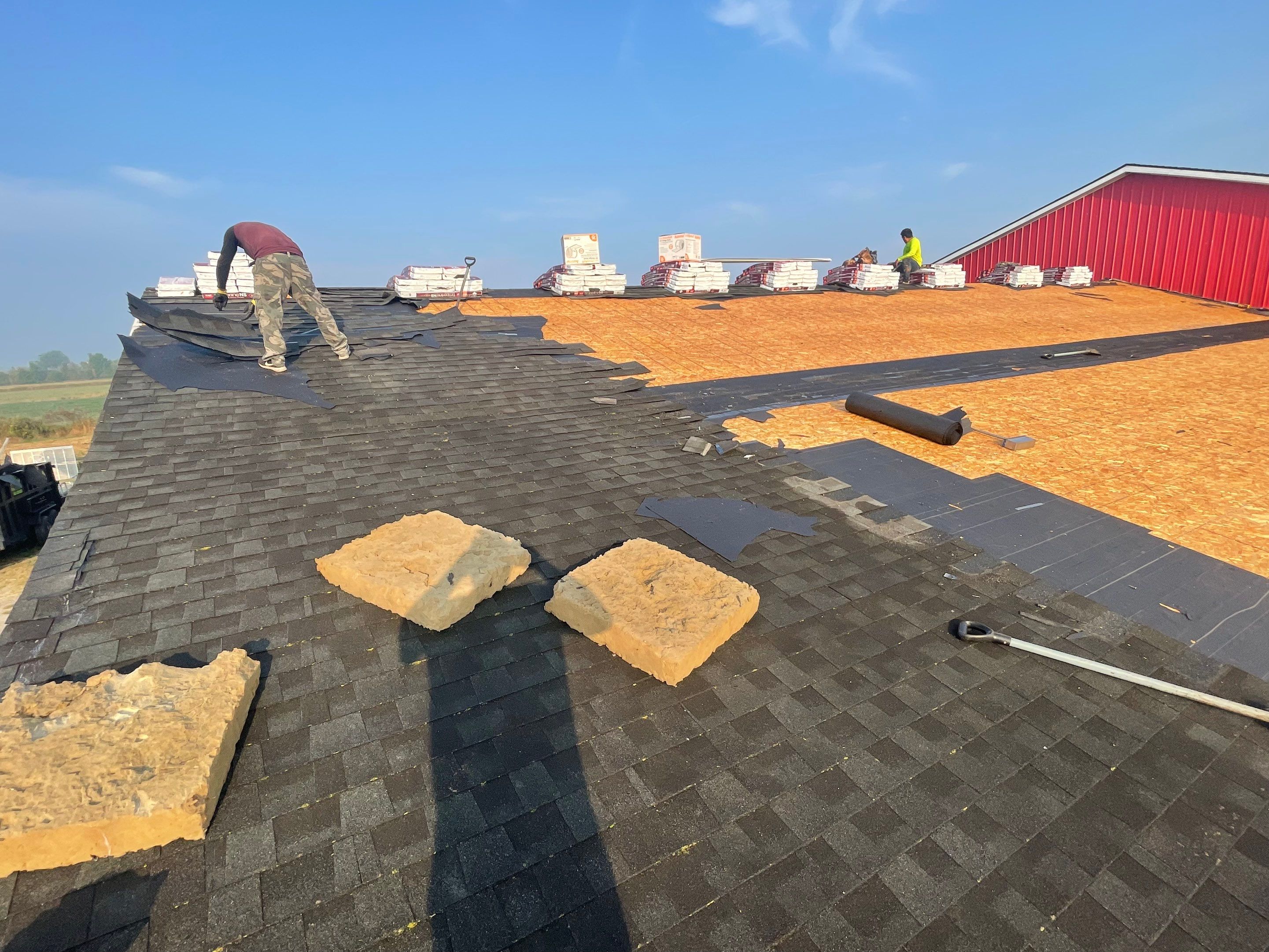 Residential Roofing Installation using Timberline Charcoal Black by JNR Roofing LLC