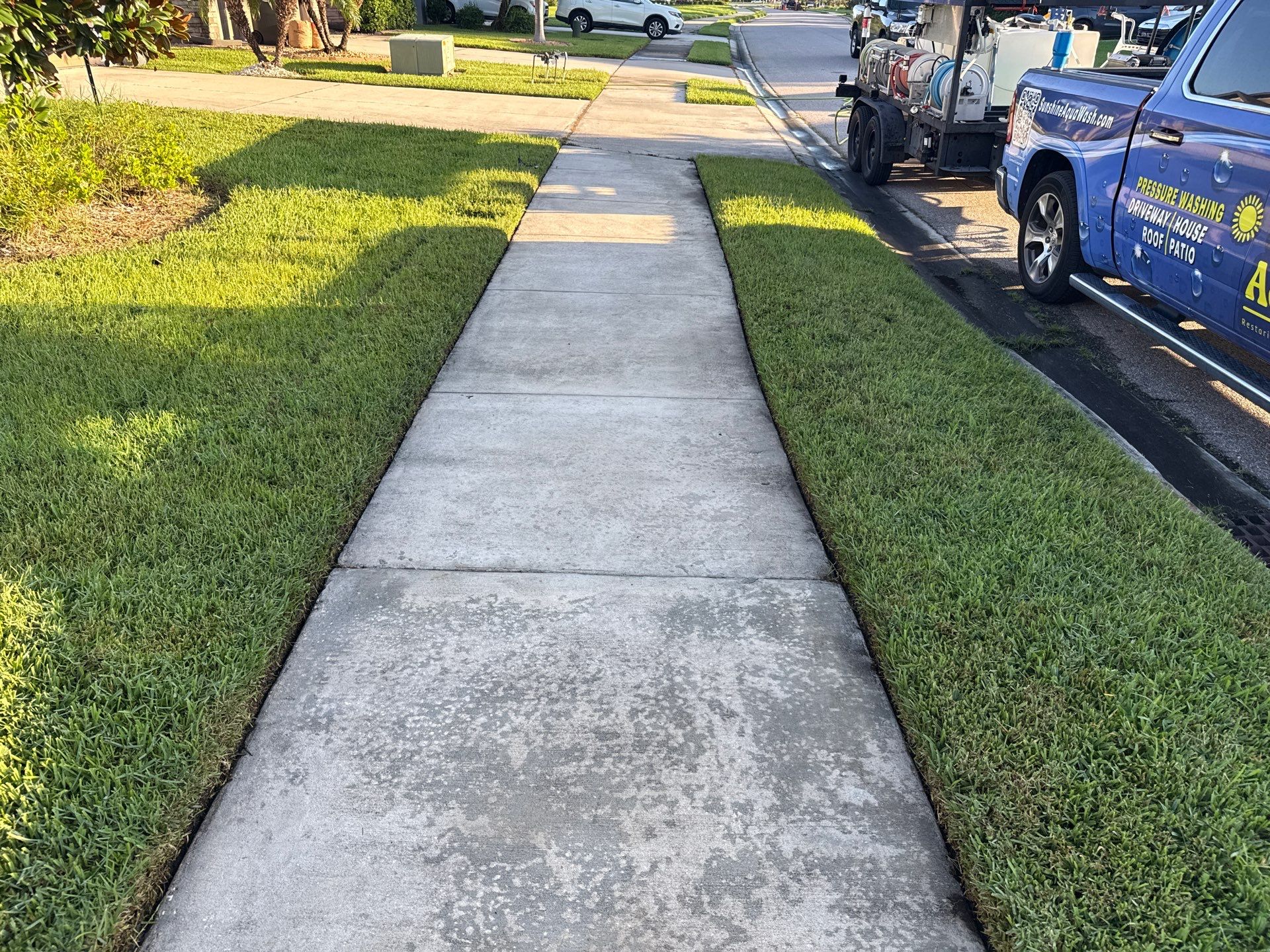 π‘ Safety and curb appeal go hand in hand! by Sunshine AquaWash