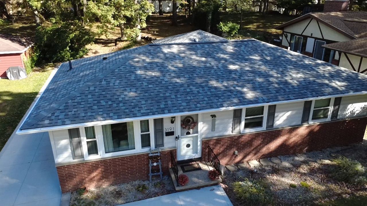 Atlas Pinnacle, Color, Coastal Granite, Drip Edge, Color, Black by Eagle Eye Roofing