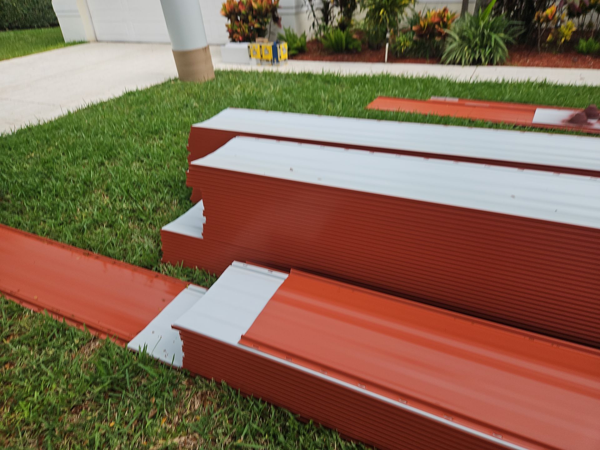 Residential Roofing Installation using 1" Nail strip metal roof by BLUES BROTHERS ROOFING