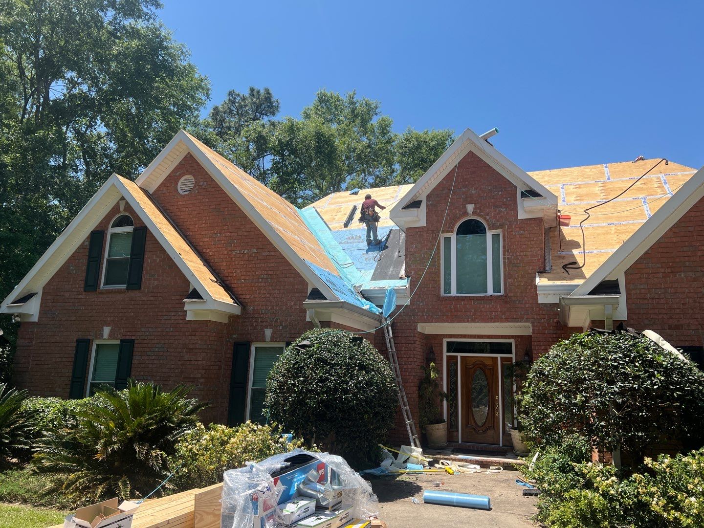 Residential Roofing Repair using Roof Replacement by American Roofing & Construction LLC