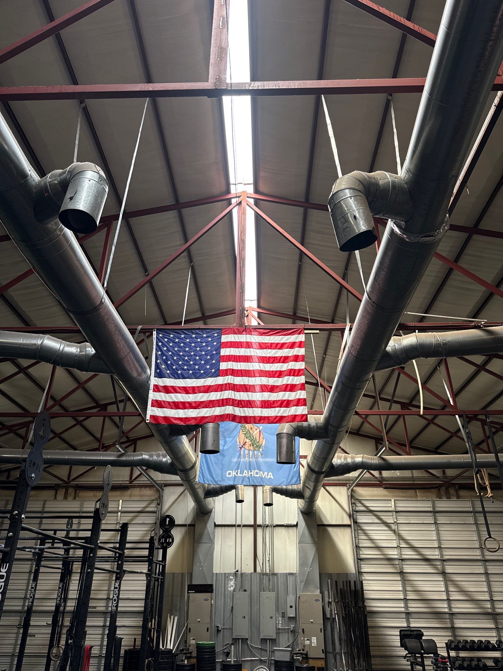 Metal Roof Repair and Skylight Replacement - ROWL CrossFit - Mustang, OK by 5Coat Roofing & Construction