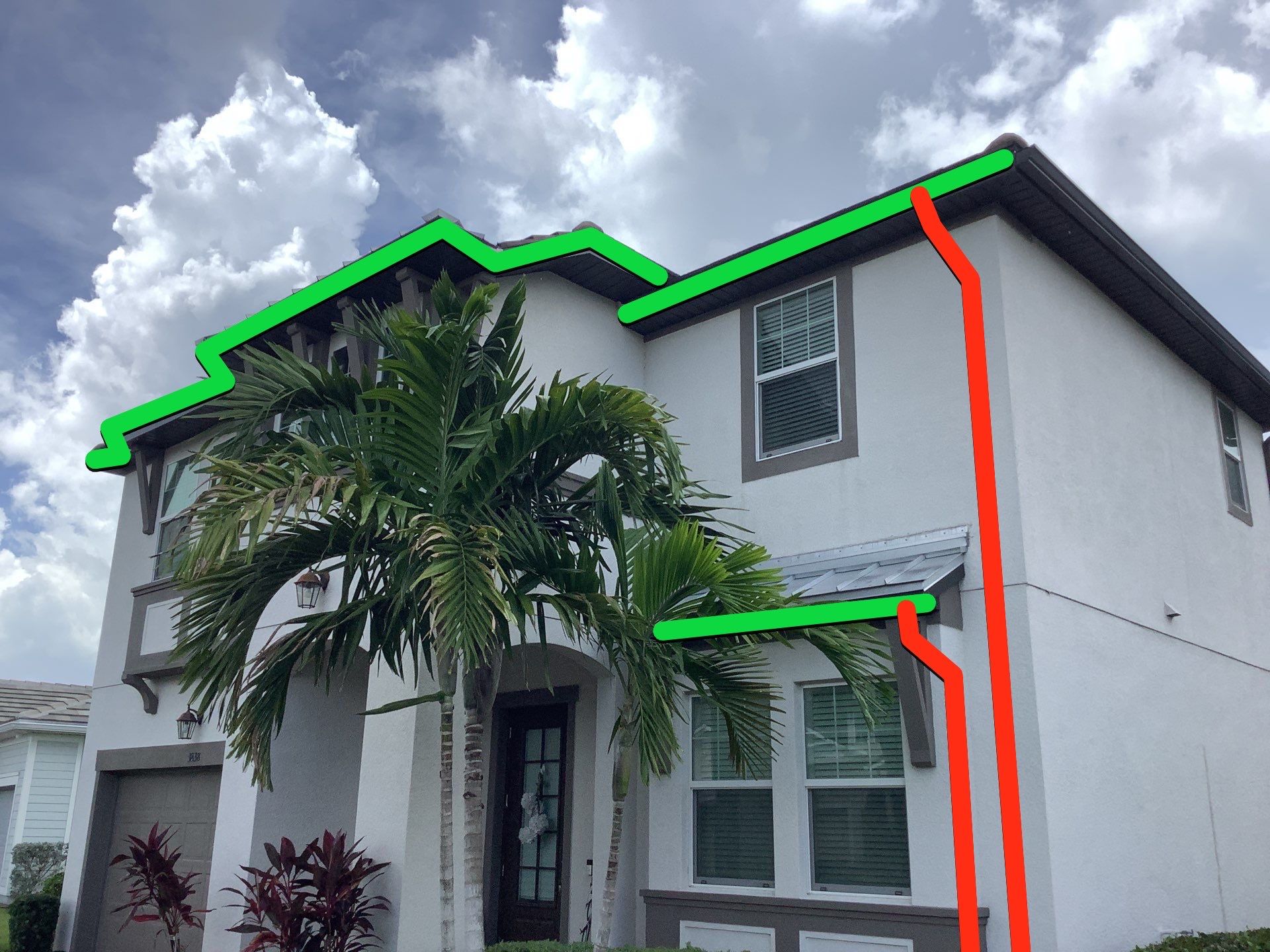 Black Seamless Gutters for Modern Homes in Naples FL  by Gutter Professors
