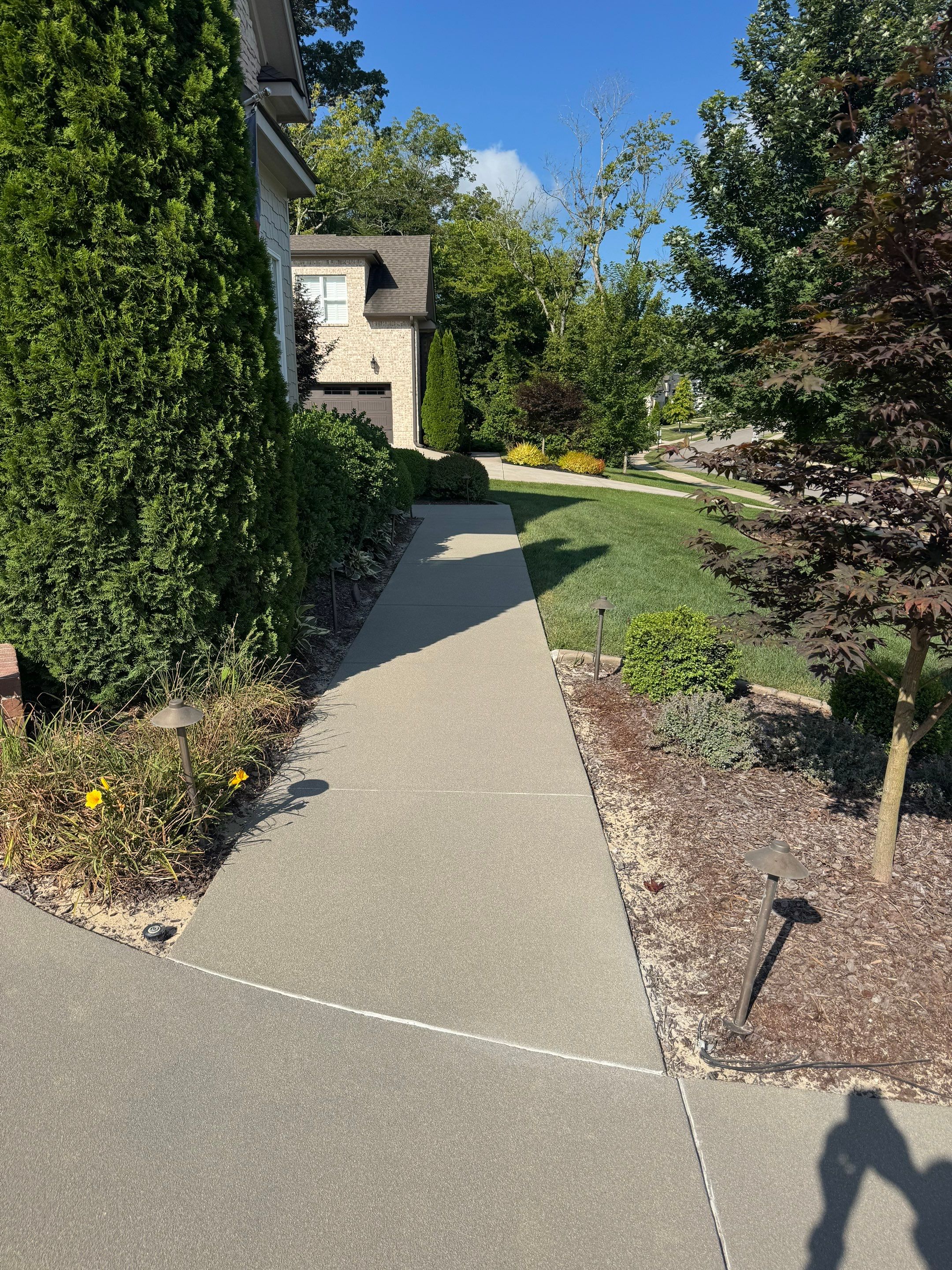 Project in Thompson's Station by Craftman Concrete