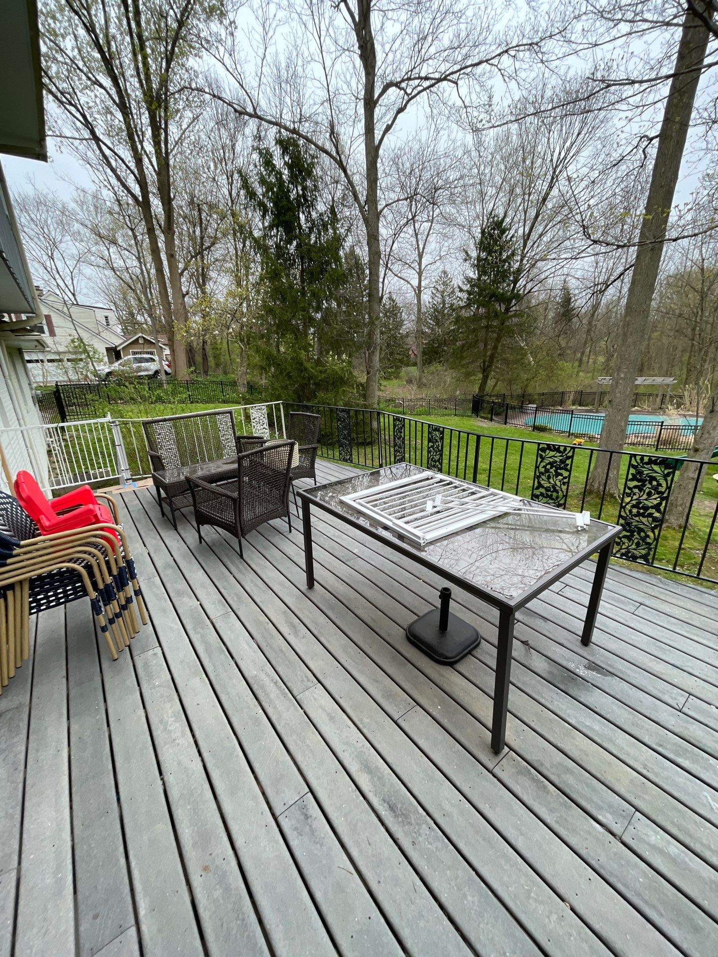 Deck Staining using Arborcoat Solid Stain by Callaway Contracting LLC