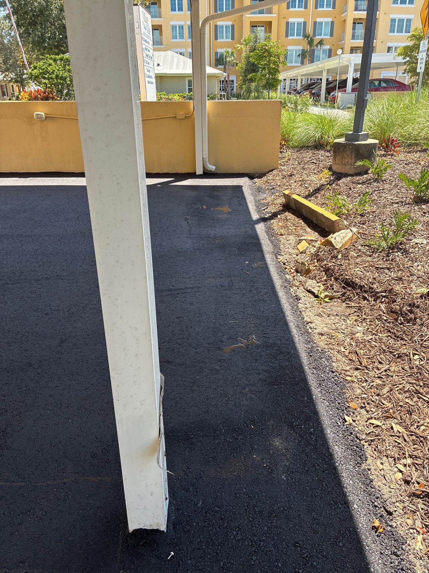 Comprehensive Parking Lot Mill and Overlay with Custom Line Striping in Venice by Everline Coatings & Services - Southwest FL