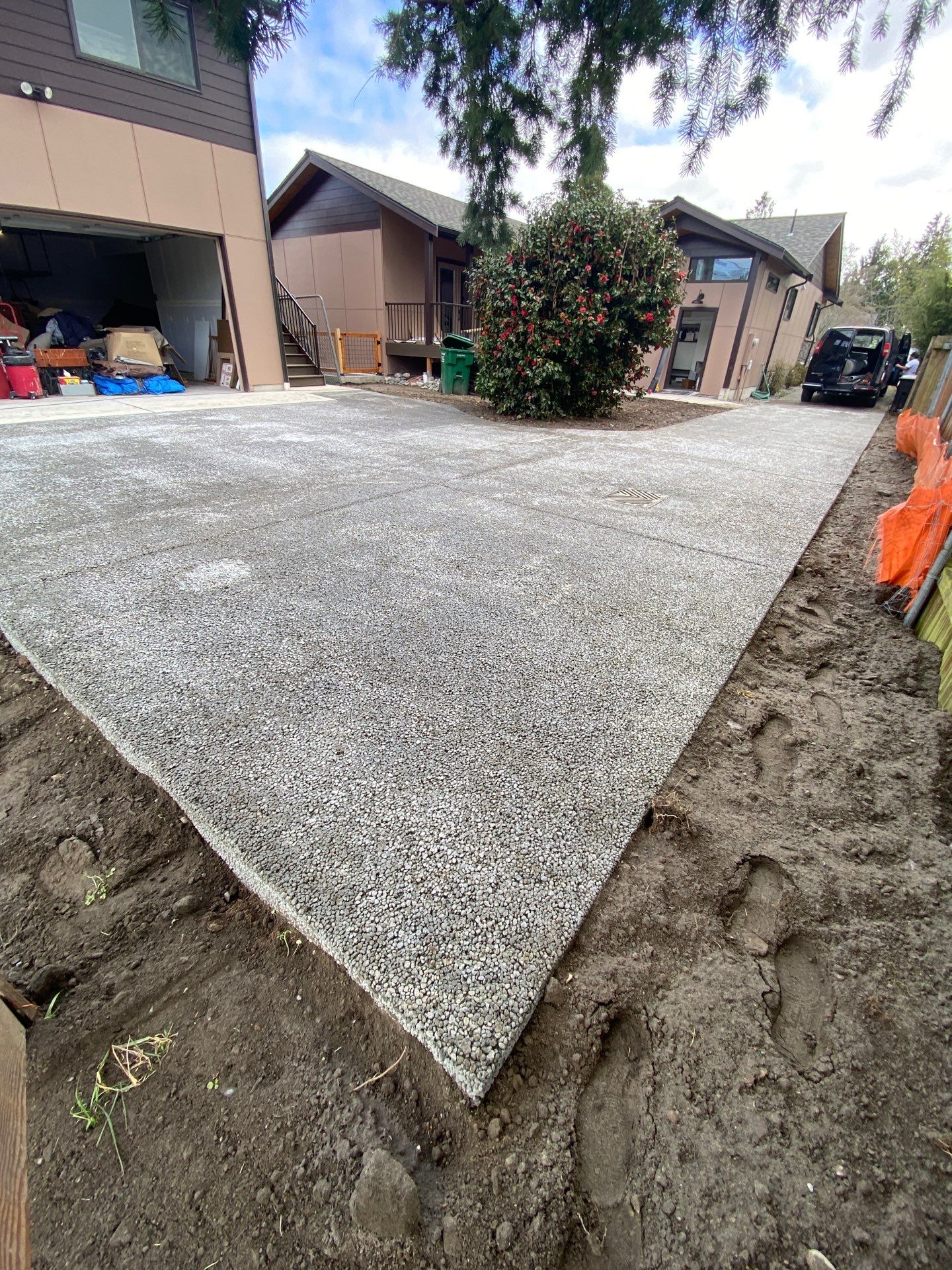 Ron | Pervious Concrete Driveway  by Jireh Asphalt & Concrete Inc 