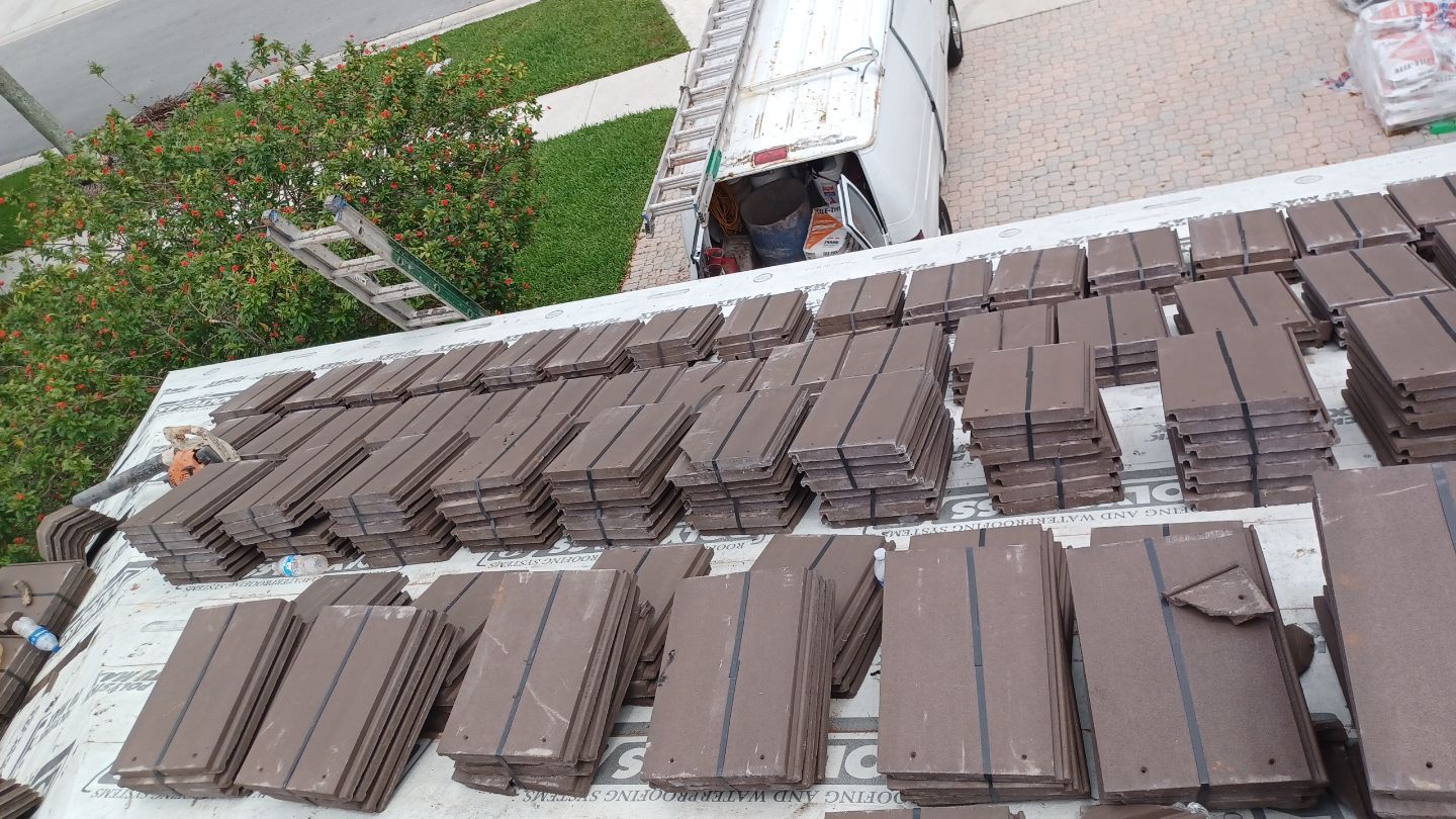 Residential Roofing Installation using Eagle Roofing Tile by BLUES BROTHERS ROOFING