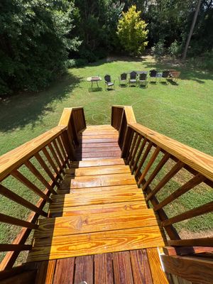 Deck using Wood Sealant
