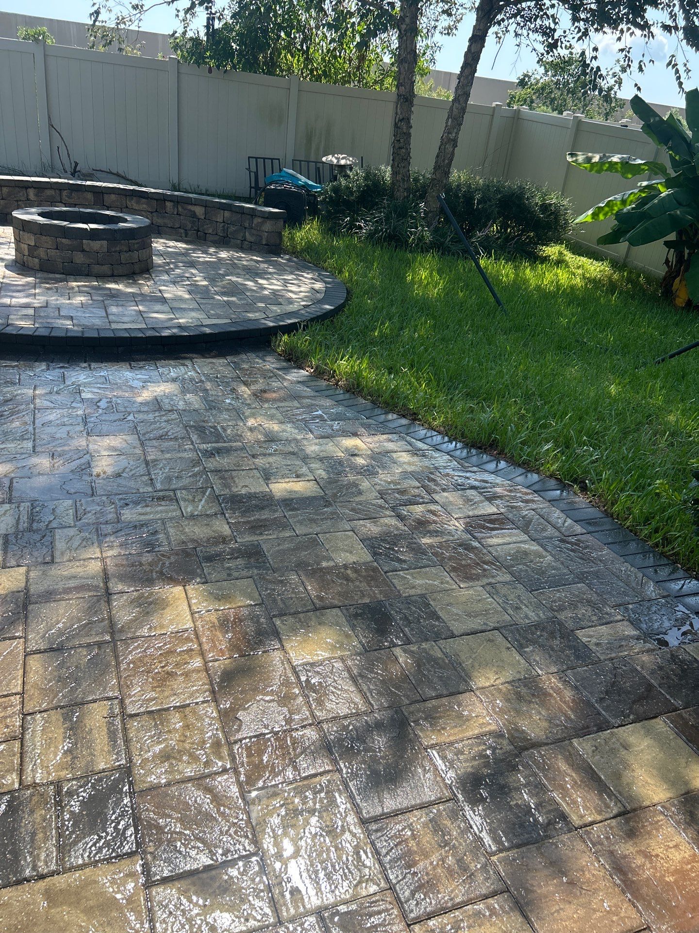 Pavers using Concrete Sealant by DuraSeal