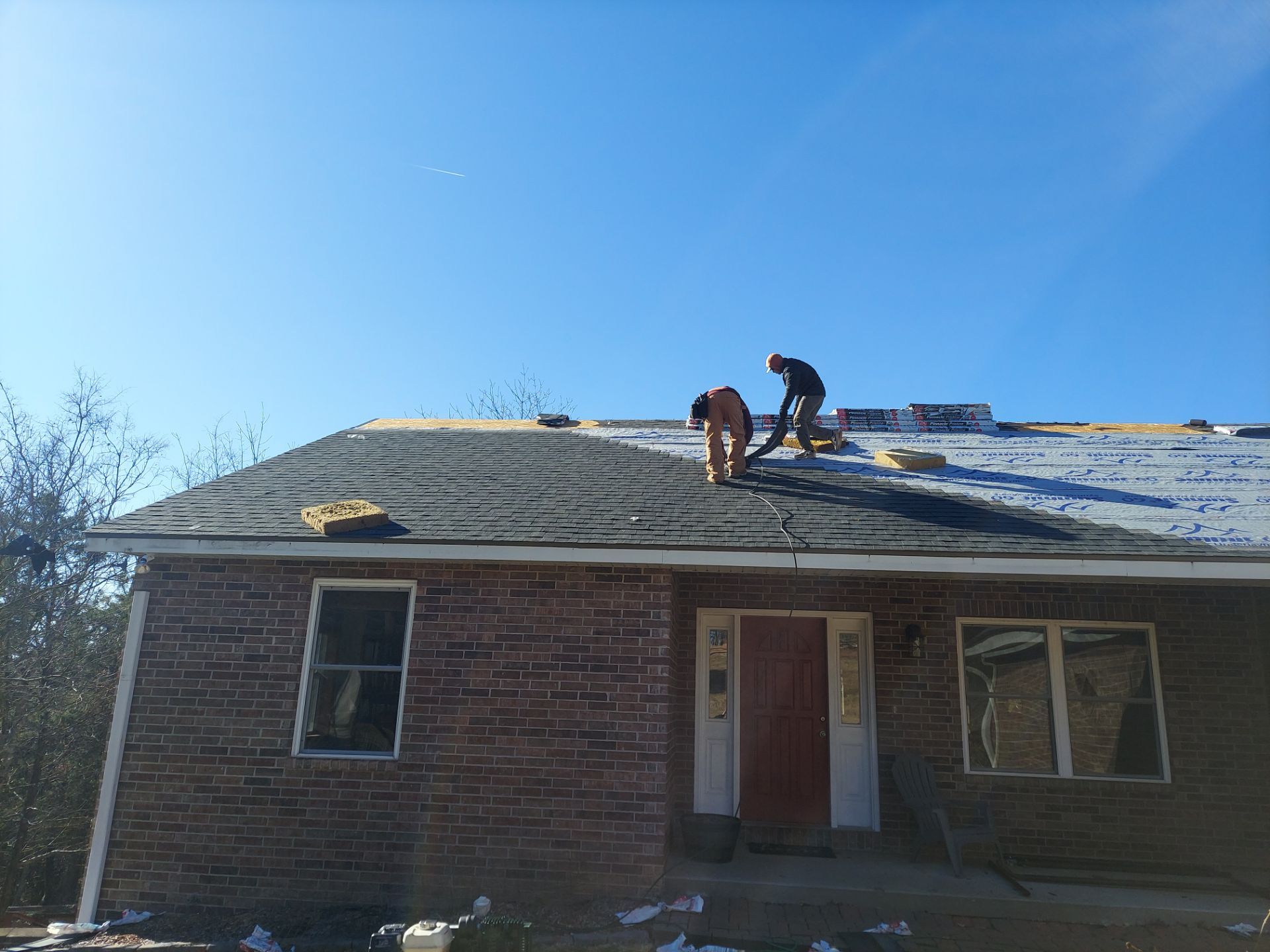 Residential Roofing + Gutters & Downspouts Install  by Titan Commercial & Residential Roofing 
