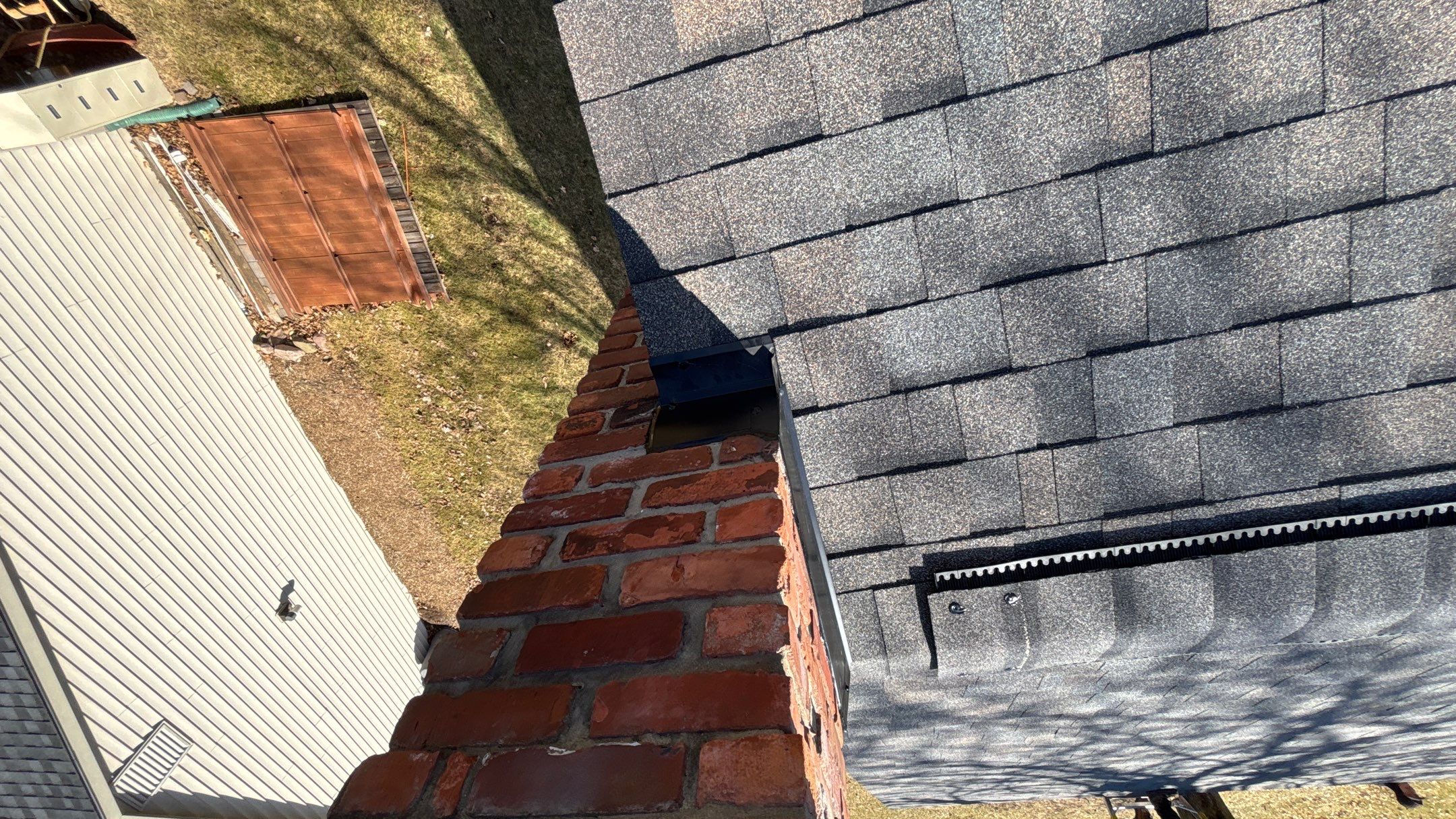 Siding Replacement using Alside Charcoal Smoke and Roof Replacement using Owens Corning Peppercorn by 180 Contractors