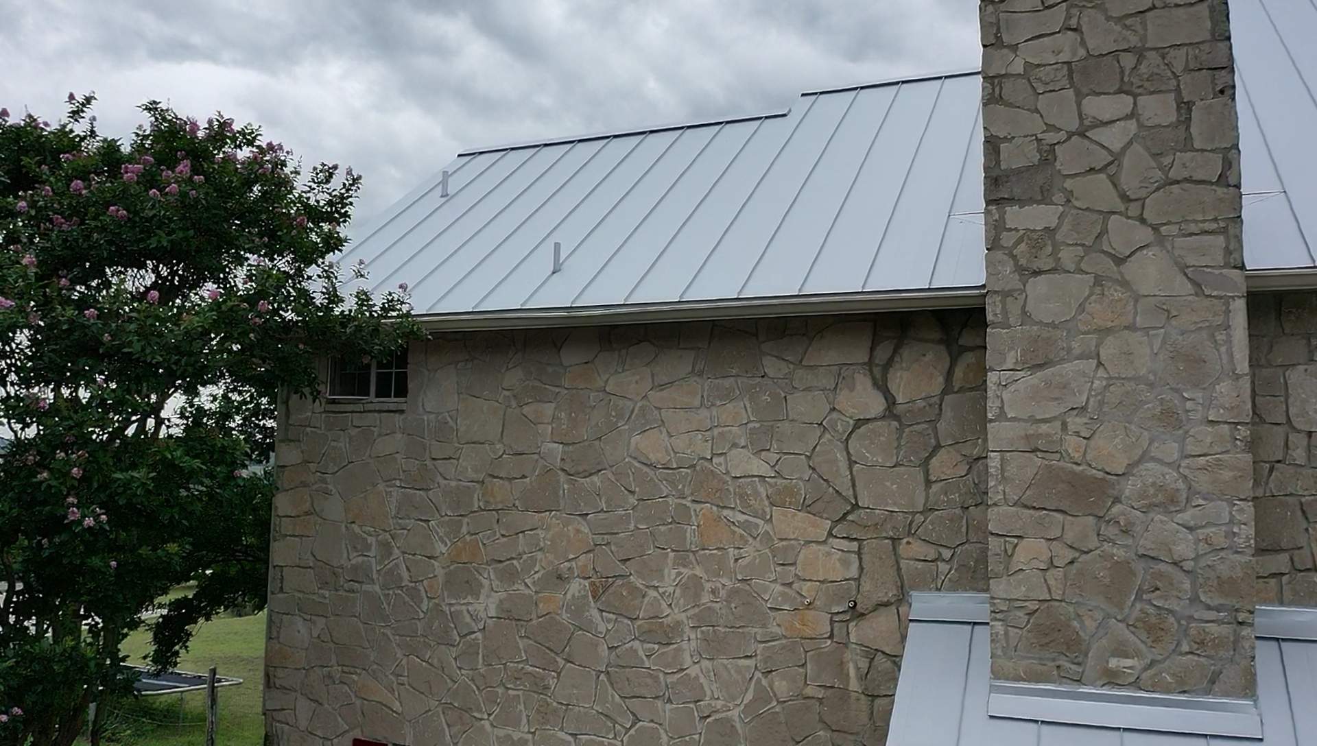 Residential Metal Roof Installation using McElroy Metal by Premier Roofing and Contracting