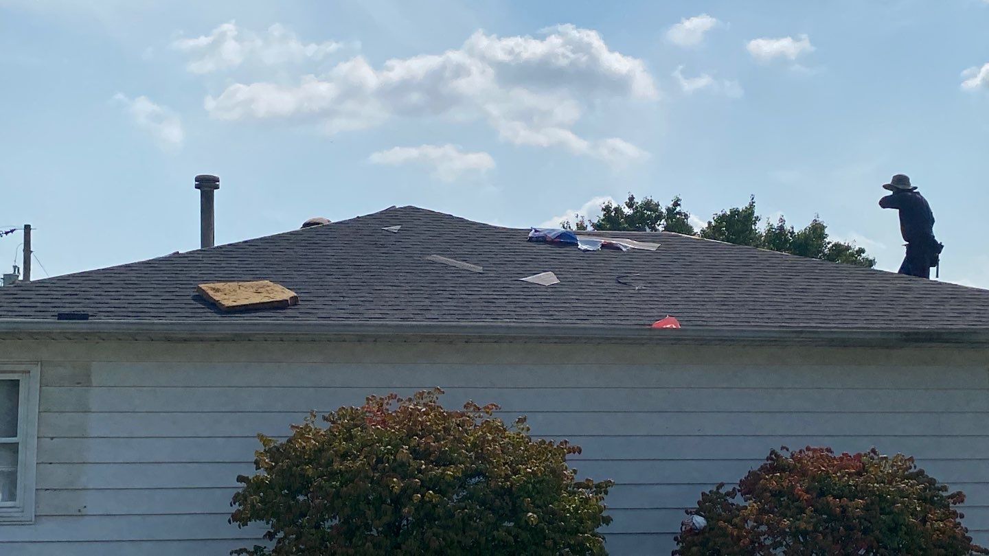 Residential Roofing Installation using GAF Timberline HDZ Charcoal by Nitro Roofing and Construction