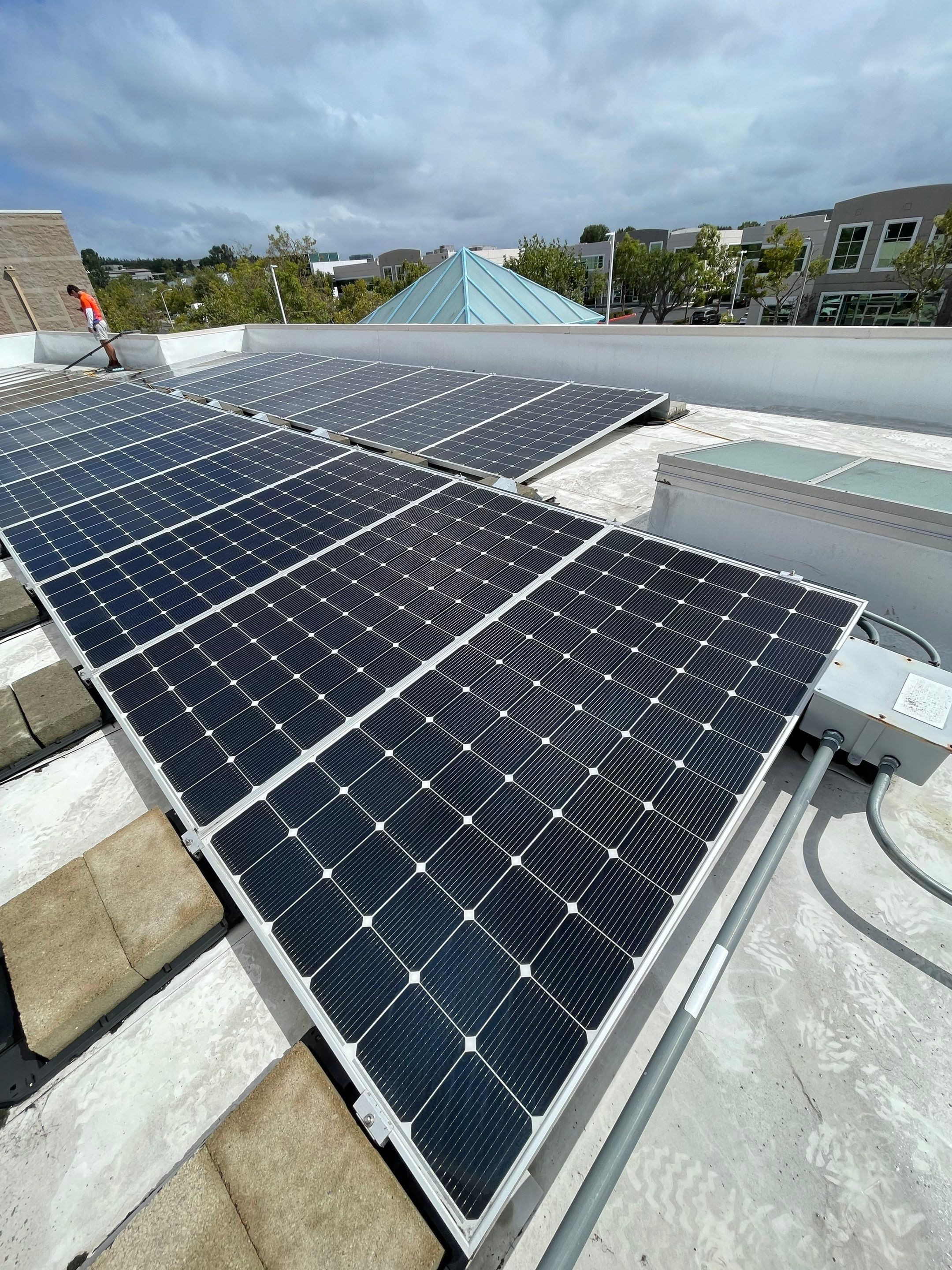 Commercial Solar Cleaning by Palm Coast Solar Cleaning
