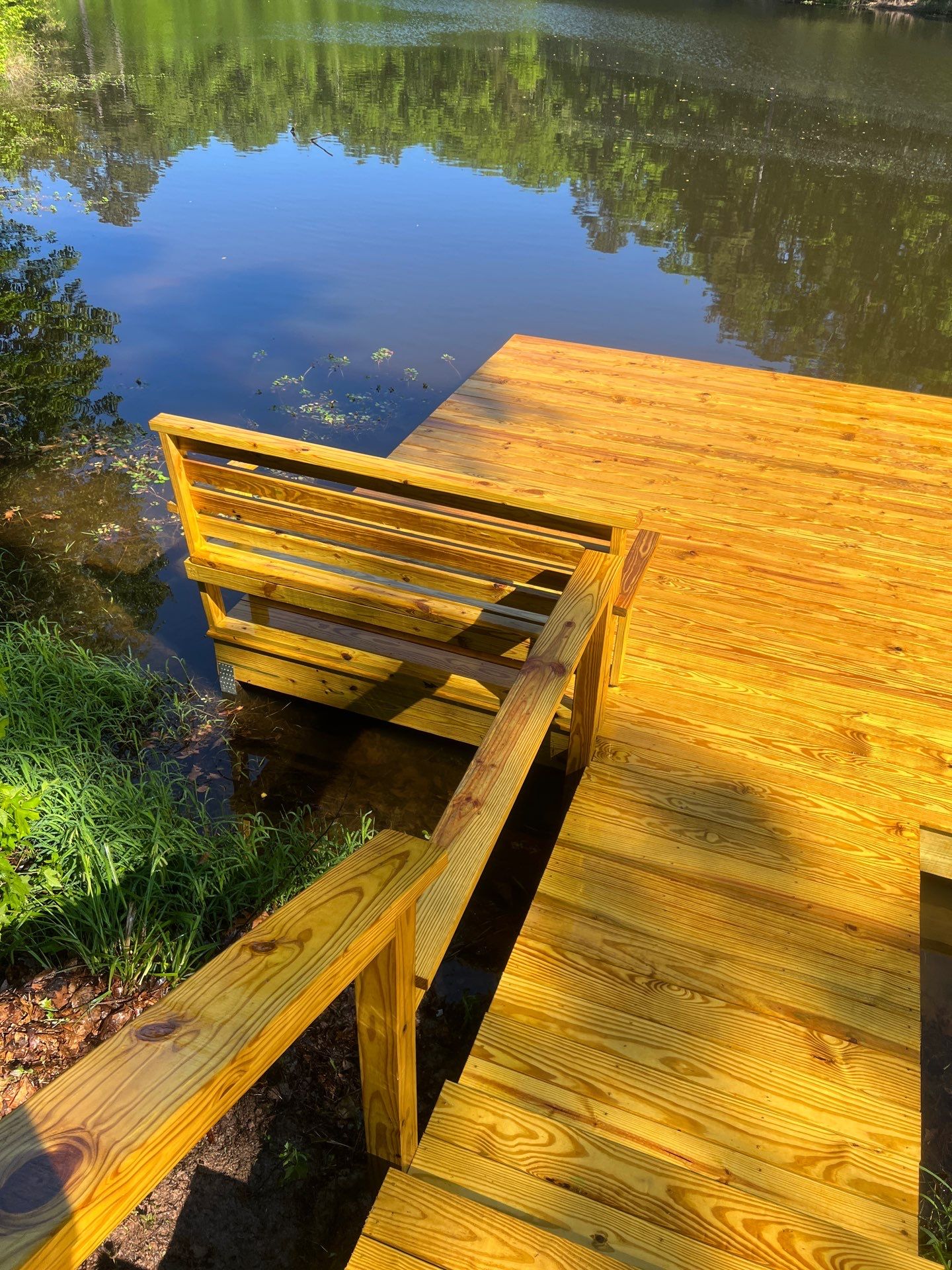 Dock using Wood Sealant by DuraSeal