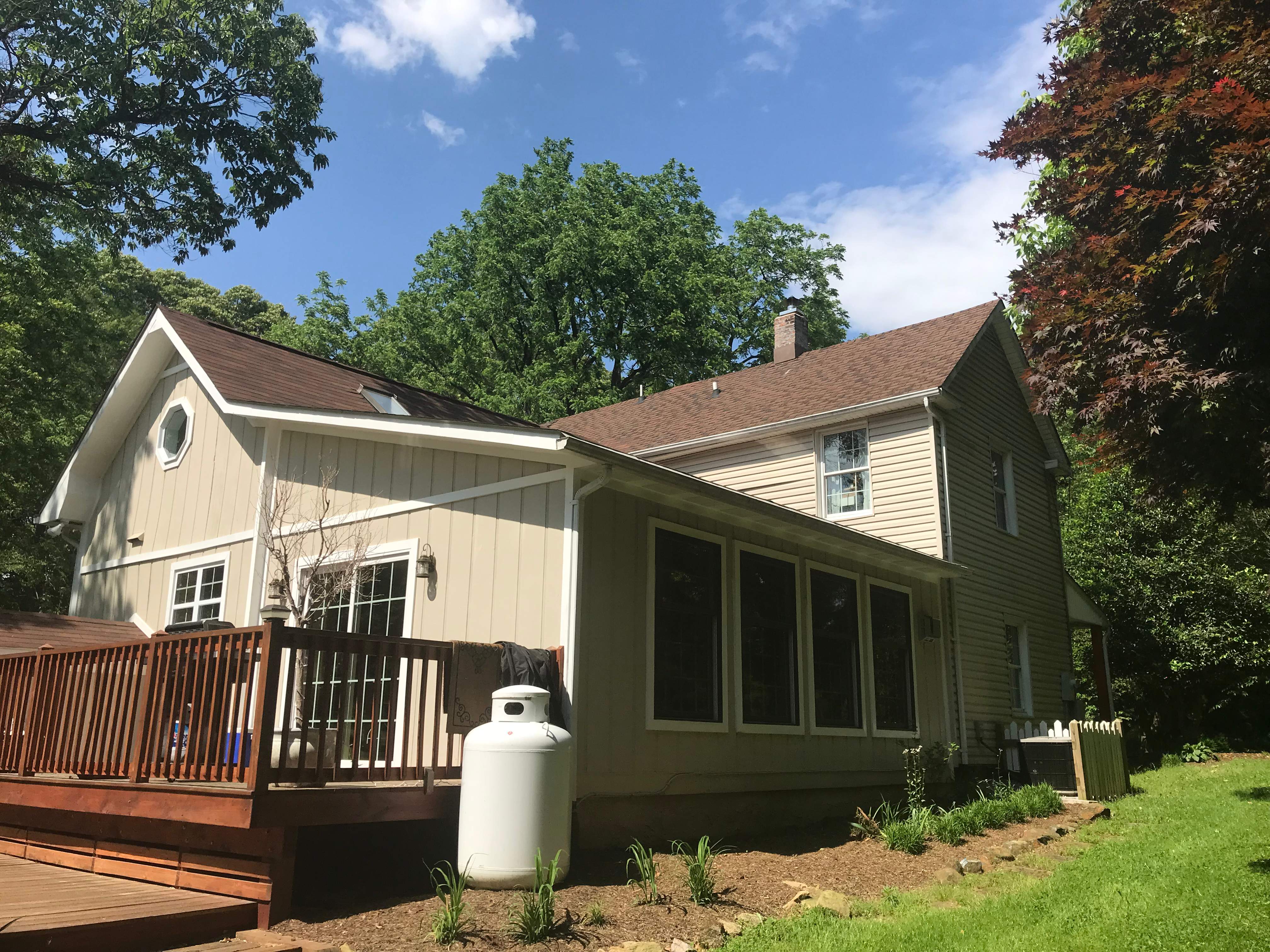 Residential Roofing Installation using Resawn Shake Shingles by Alpha Design Services