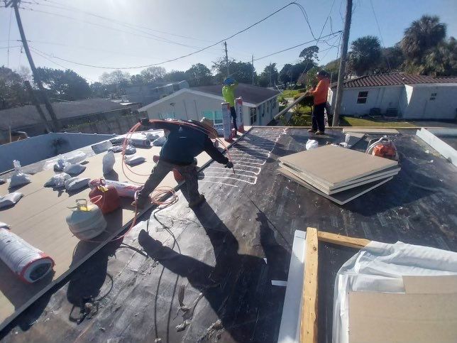 Residential Re-Roof using Polyglass Self-Adhered Flat Deck by First Due Roofing