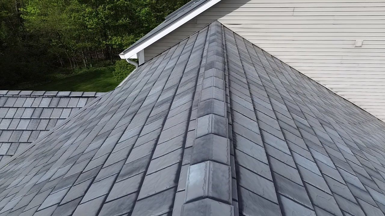 EDCO ArrowLine Slate Metal Shingles | Churubusco, Indiana by 4Ever Metal Roofing
