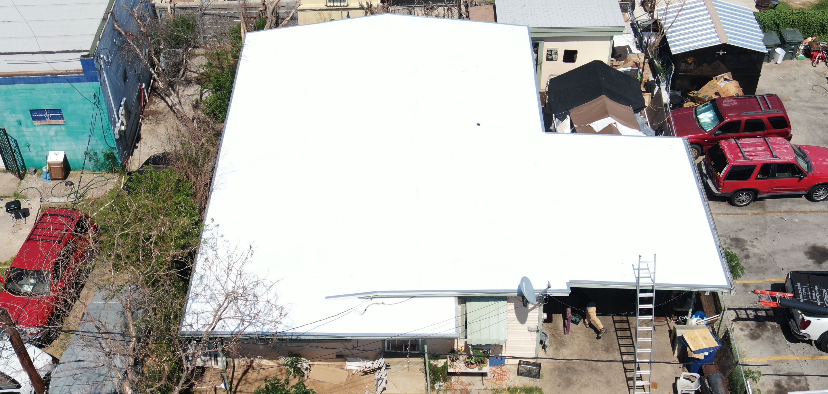 Residential Roofing Installation using Thermoplastic Polyolefin - GAF  by JM Flores Roofing & Construction, Inc