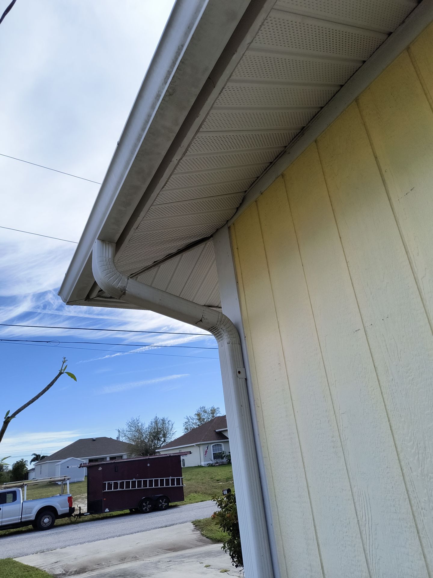 Soffit Installation in Cape Coral FL by Gutter Professors