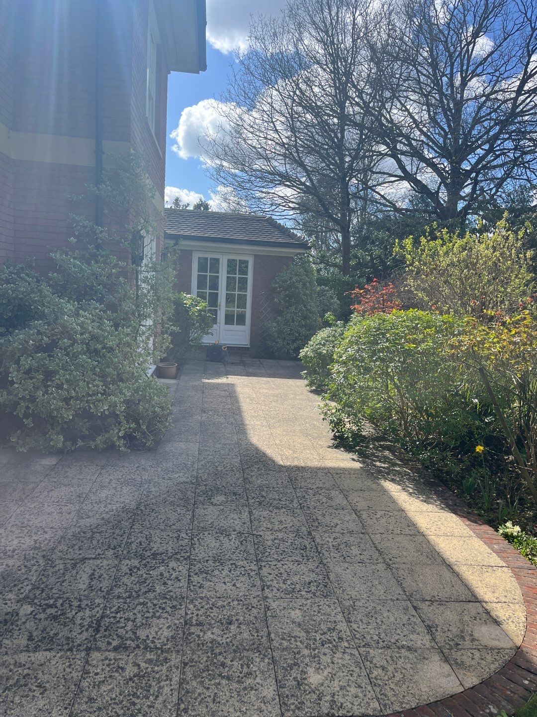 Exterior Clean - Roof - Patio using Honda 15lpm Low Pressure Washing Machine by Ges Exterior Cleaning ltd