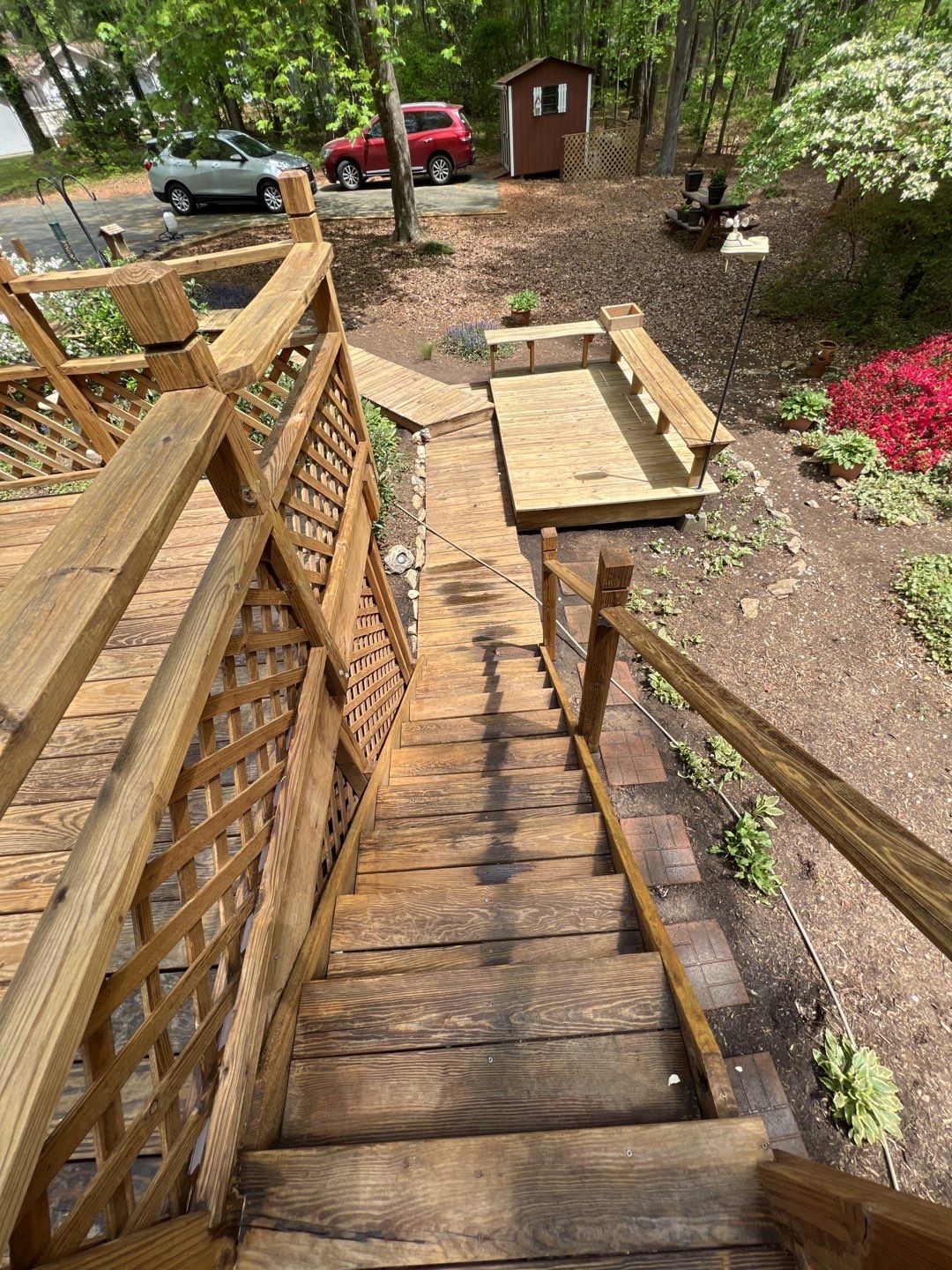 Coated Deck using Wood Sealant by DuraSeal