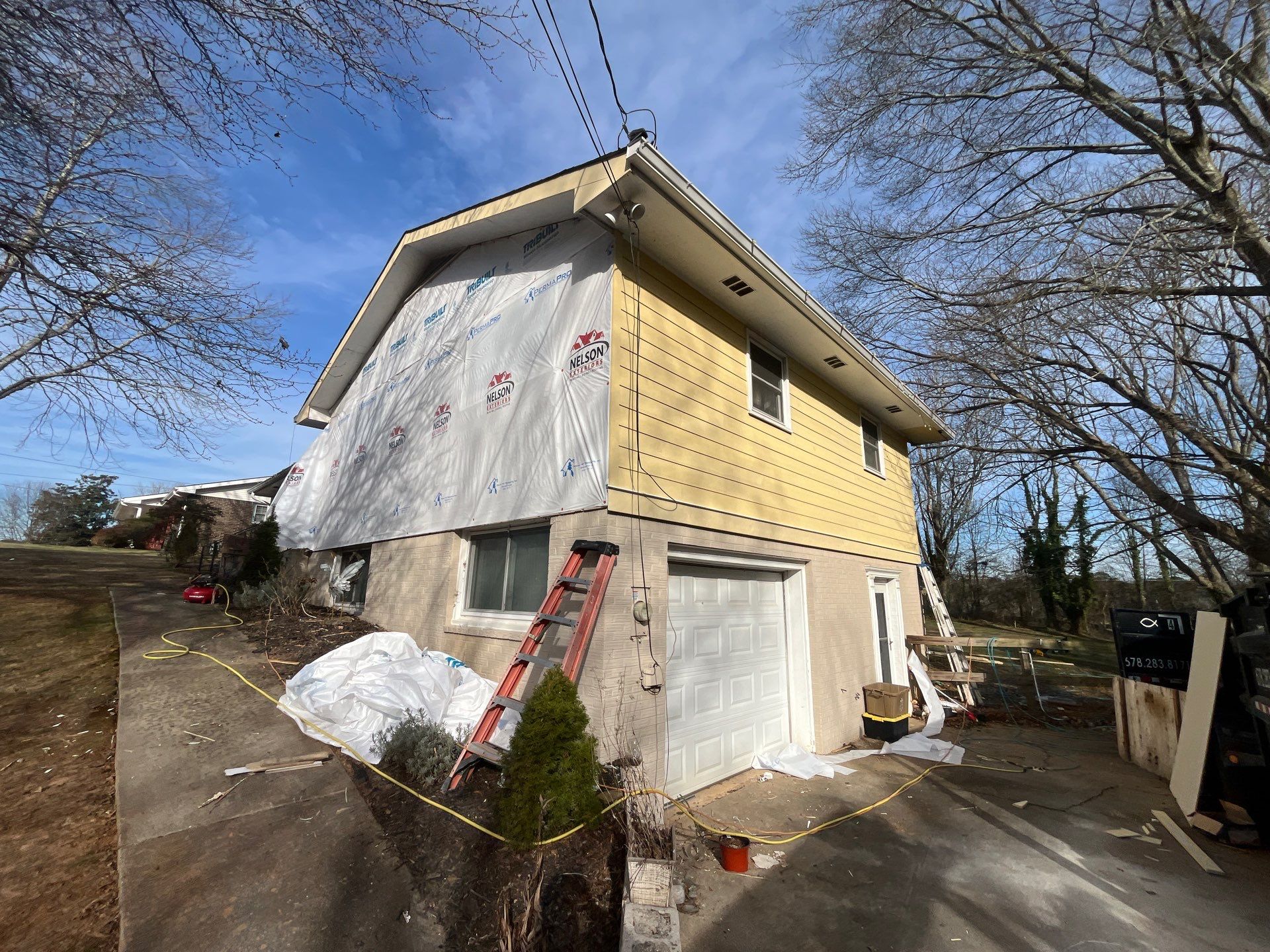 Siding Installation, Rotten Wood Replacement, and Exterior Painting in Canton, GA by Nelson Exteriors 