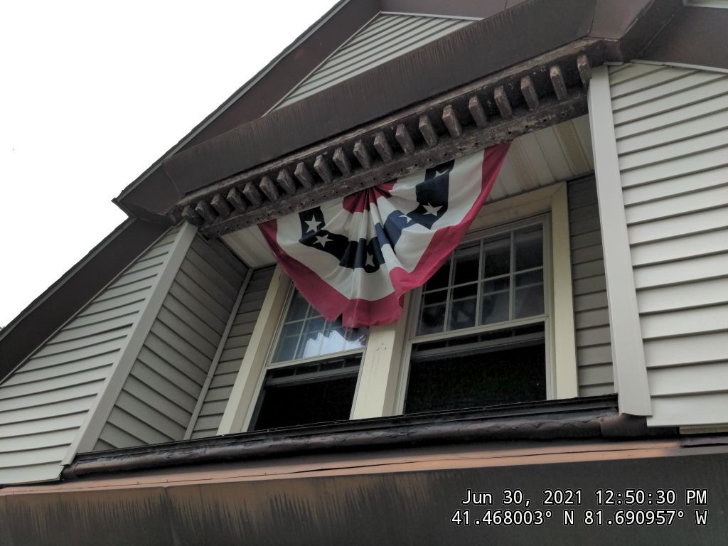 Fire damaged home in Tremont by Absolute Roofing and Construction
