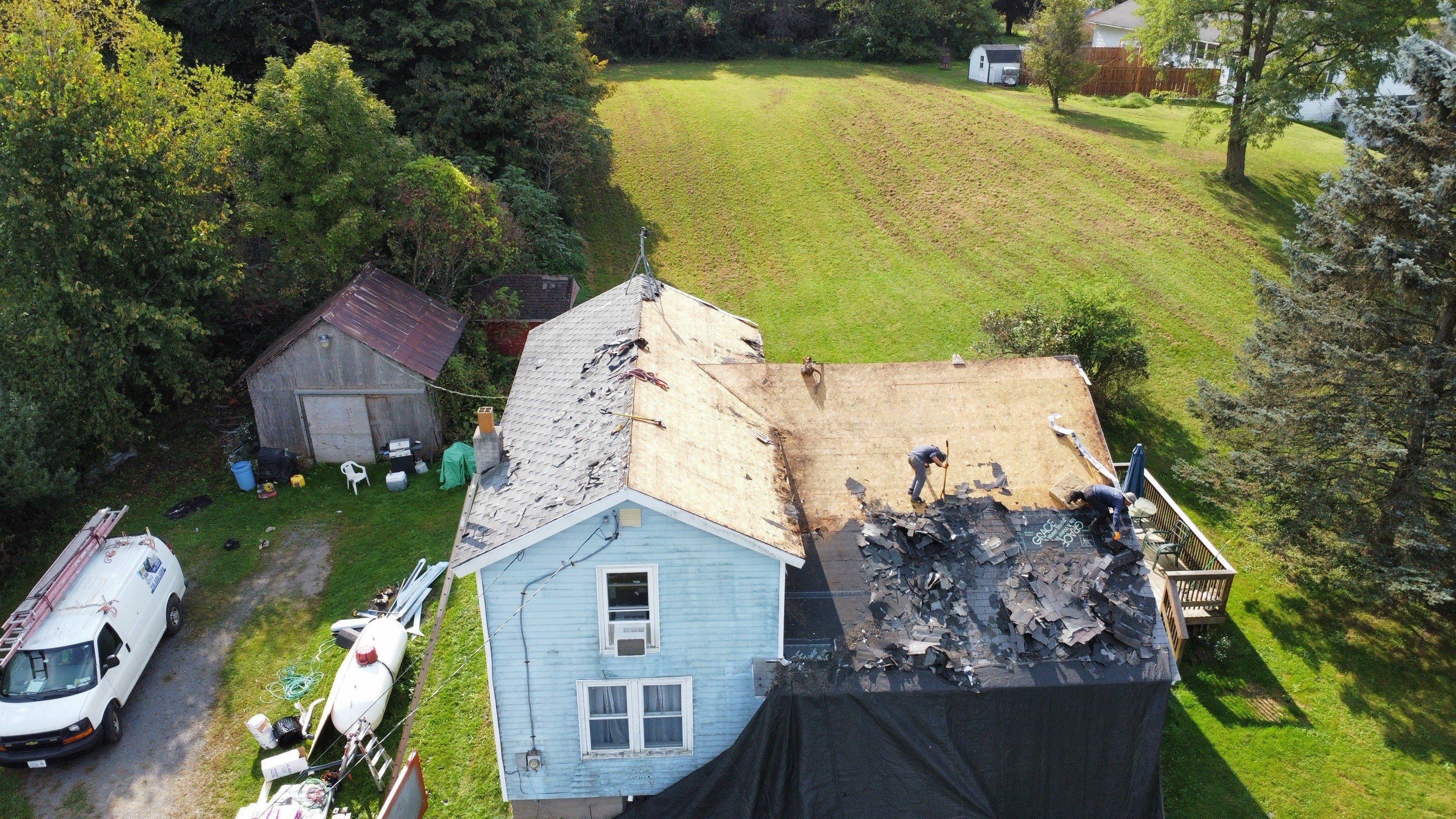 🏡 Roof Replacement in Lacona, NY | Owens Corning Shingles 🛠️ by Alpha Omega Roofing LLC