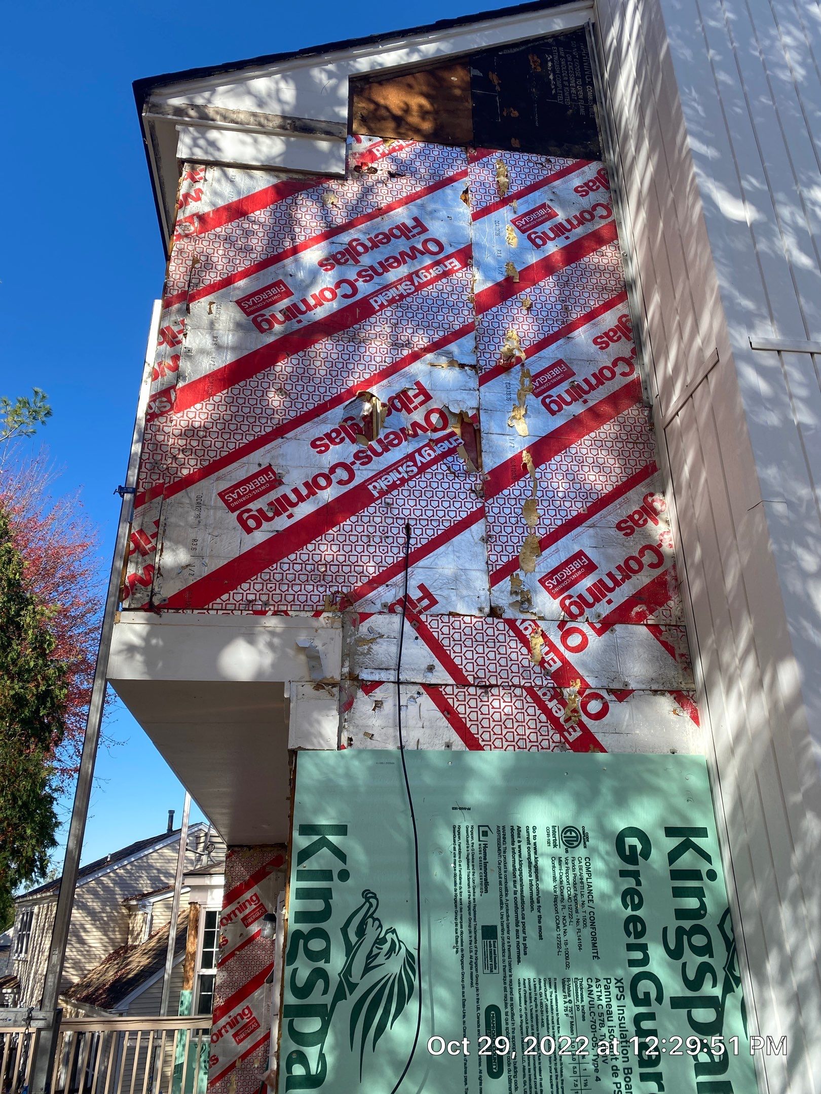 Siding Replacement using Certainteed Restoration Classic D4 Midnight Blue by 180 Contractors