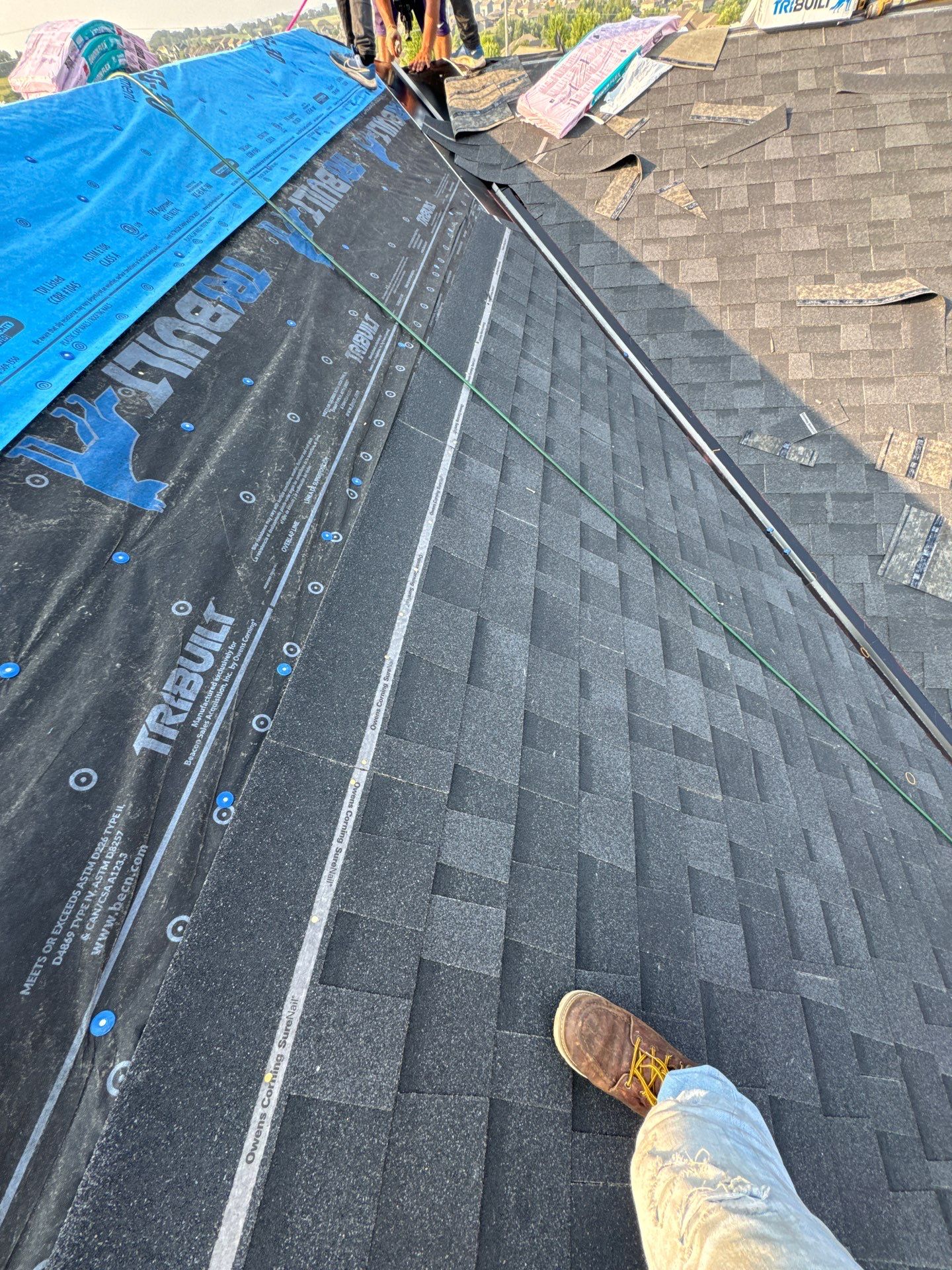 Roof Replacement with Open Metal Valleys in Bennington, NE by Crows Roofing LLC
