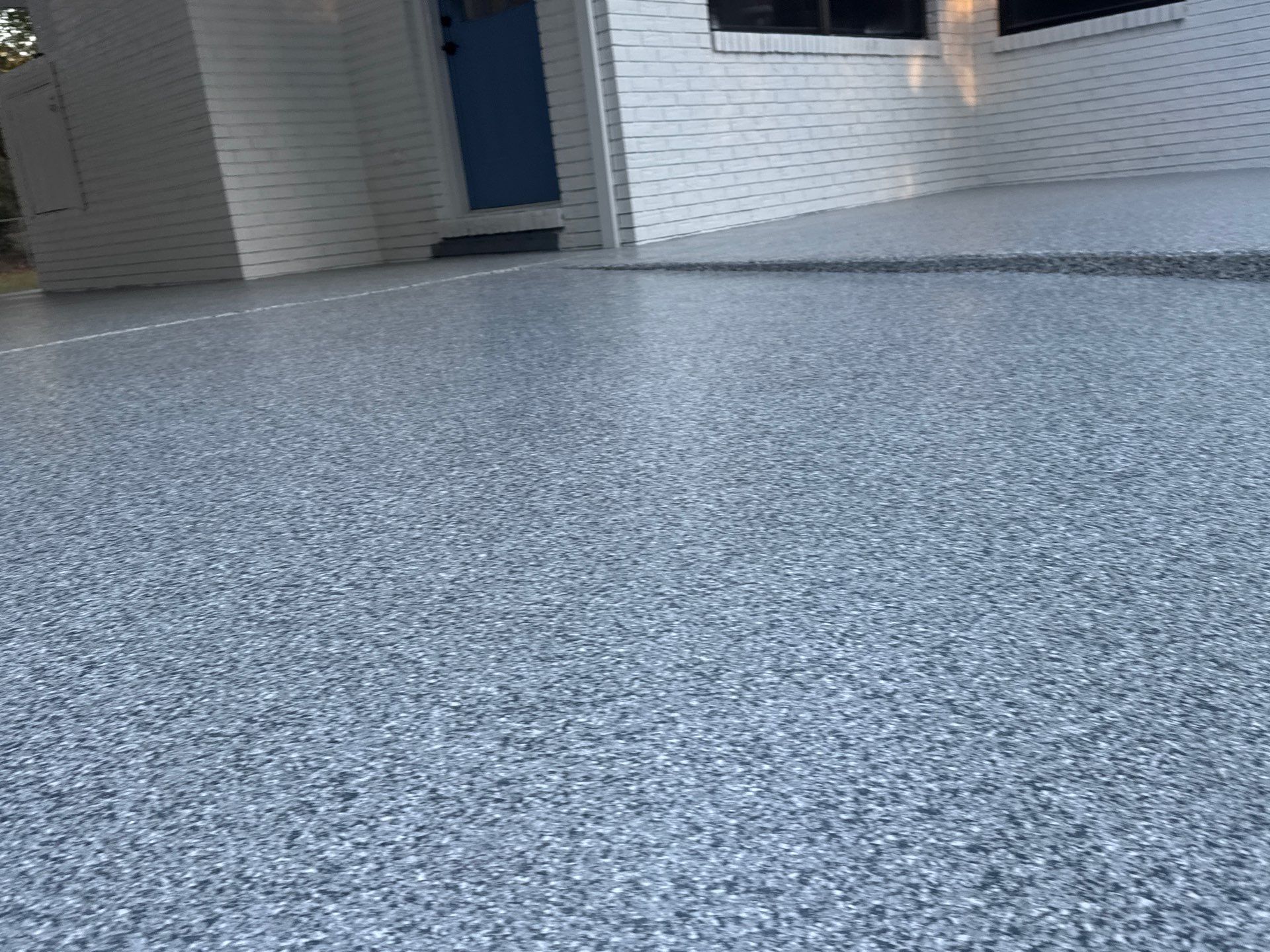 Carport in High Springs, FL in Slate Stone by Cross Creek Concrete Coatings