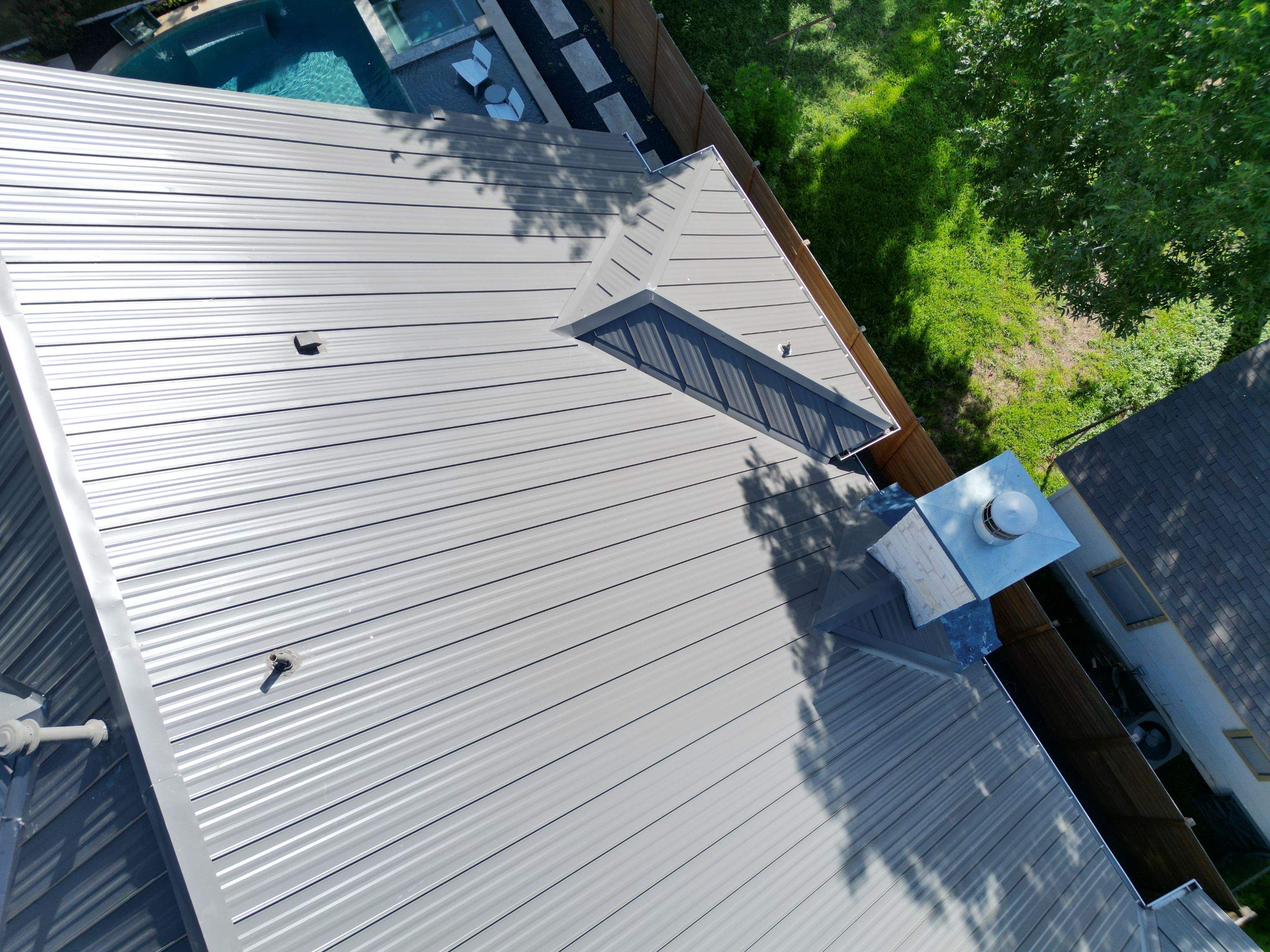 Charcoal Grey - L&A Metals LLC Type FF100, Hidden fastener/Standing Seam by RoofsOnly.com