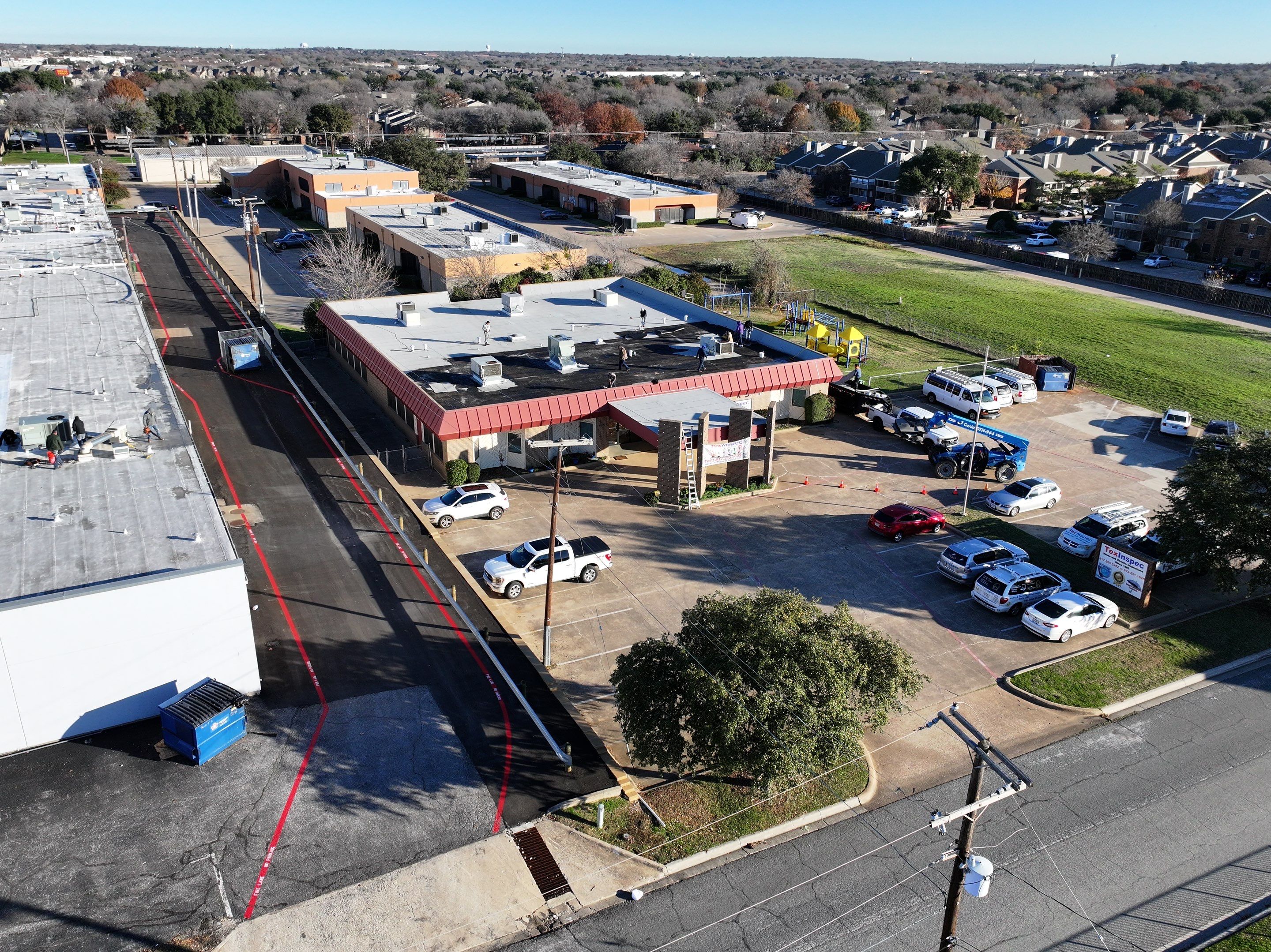 Commercial Roofing Installation using GAF Evergaurd TPO 60 Mil by Becker Roofing and Exteriors