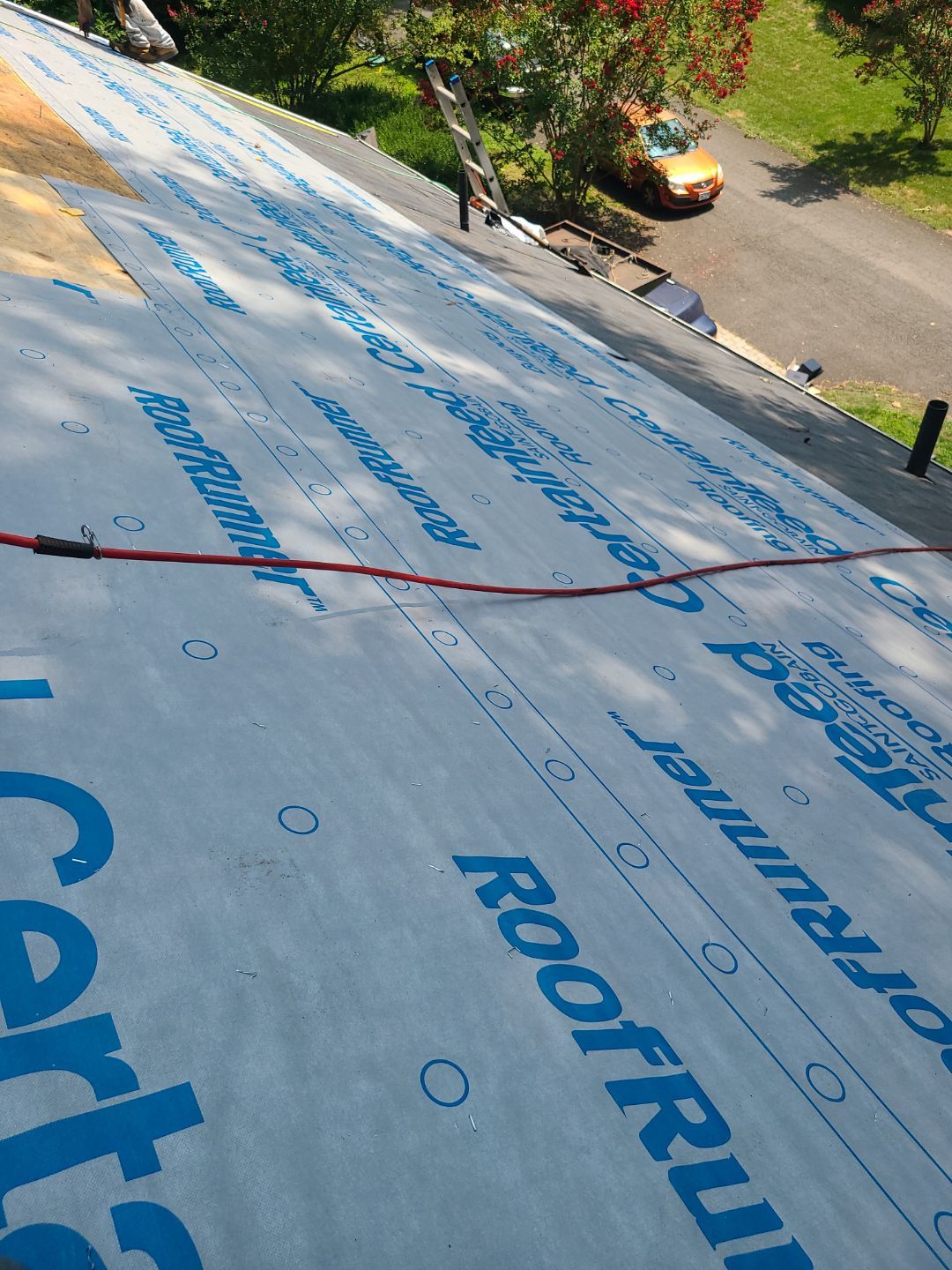 Oakton: Residential Roof Replacement with CertainTeed Landmark Designer Shingles in Pewter by RM Banning, Inc.