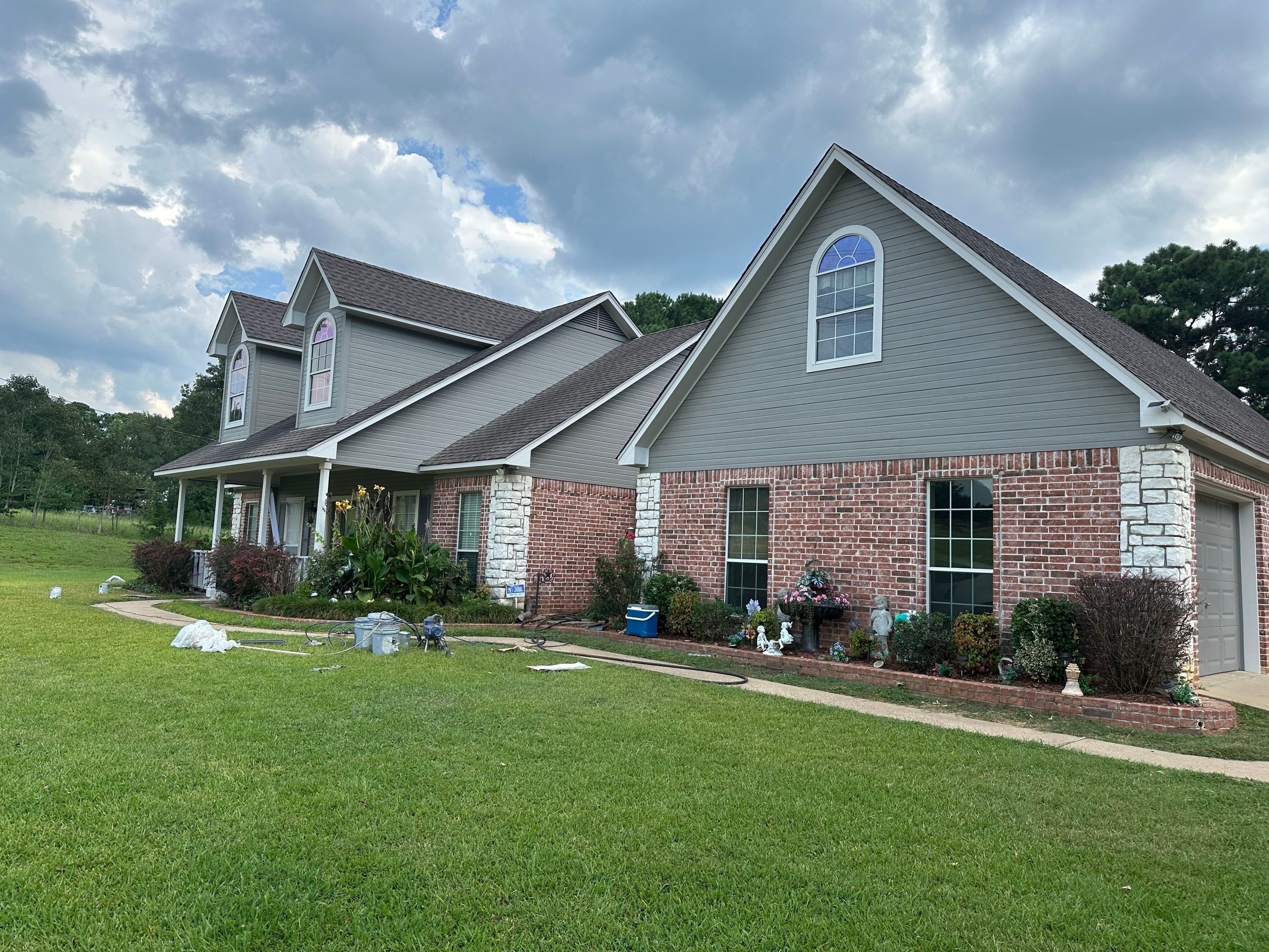 Exterior Painting in Whitehouse, TX |  Elegant Gray by Quality Coats Painting
