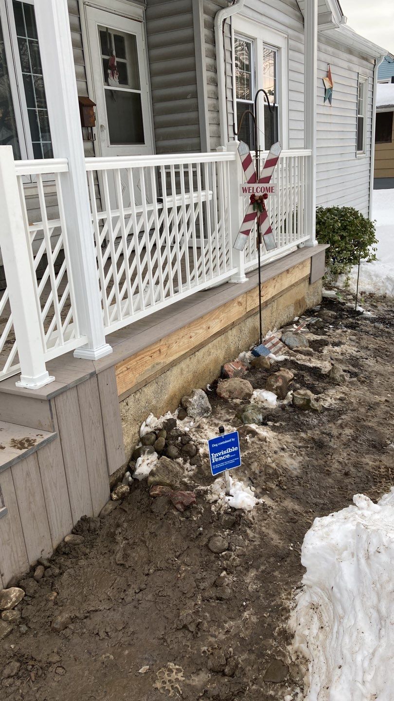 Porch and Entry Door by Ivy Lea Construction