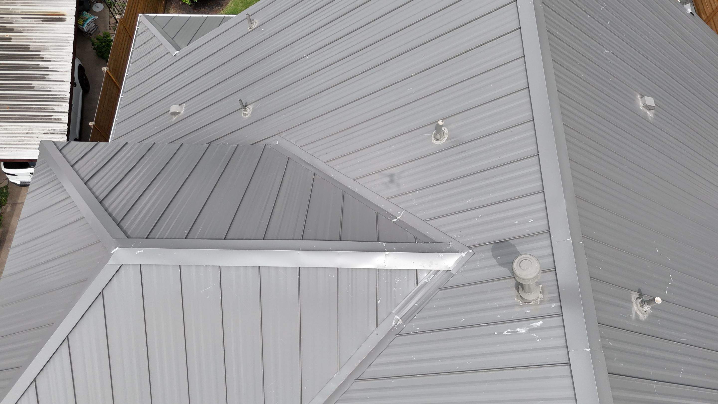 Charcoal Grey - L&A Metals LLC Type FF100, Hidden fastener/Standing Seam by RoofsOnly.com