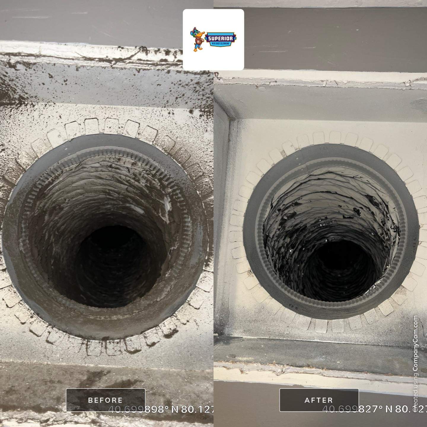 Air Duct Cleaning With a Vacuum Truck in Cranberry Twp, PA by Superior Air Duct Cleaning